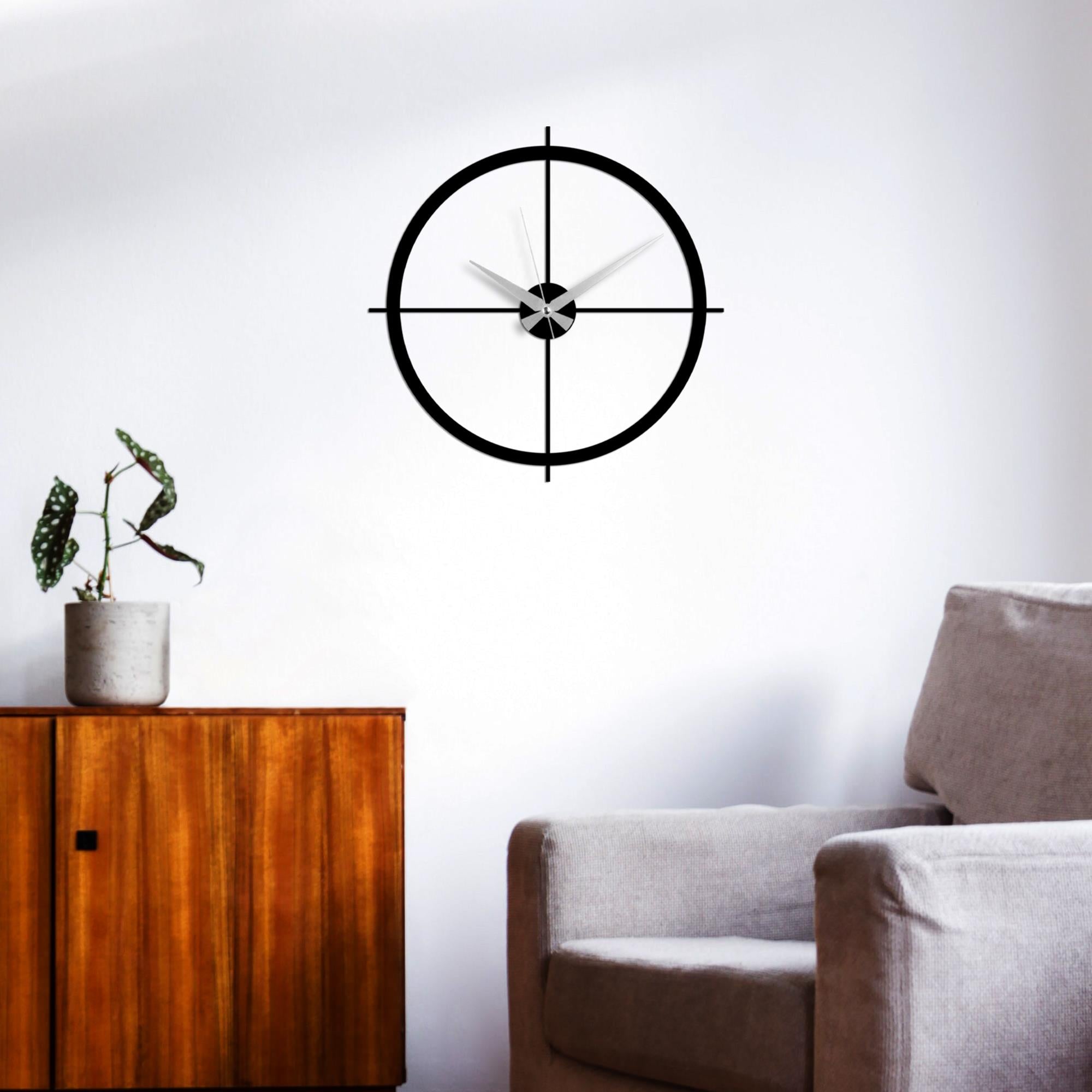 WATCH-052 Dekoratif Metal Duvar Saati | ByLamp