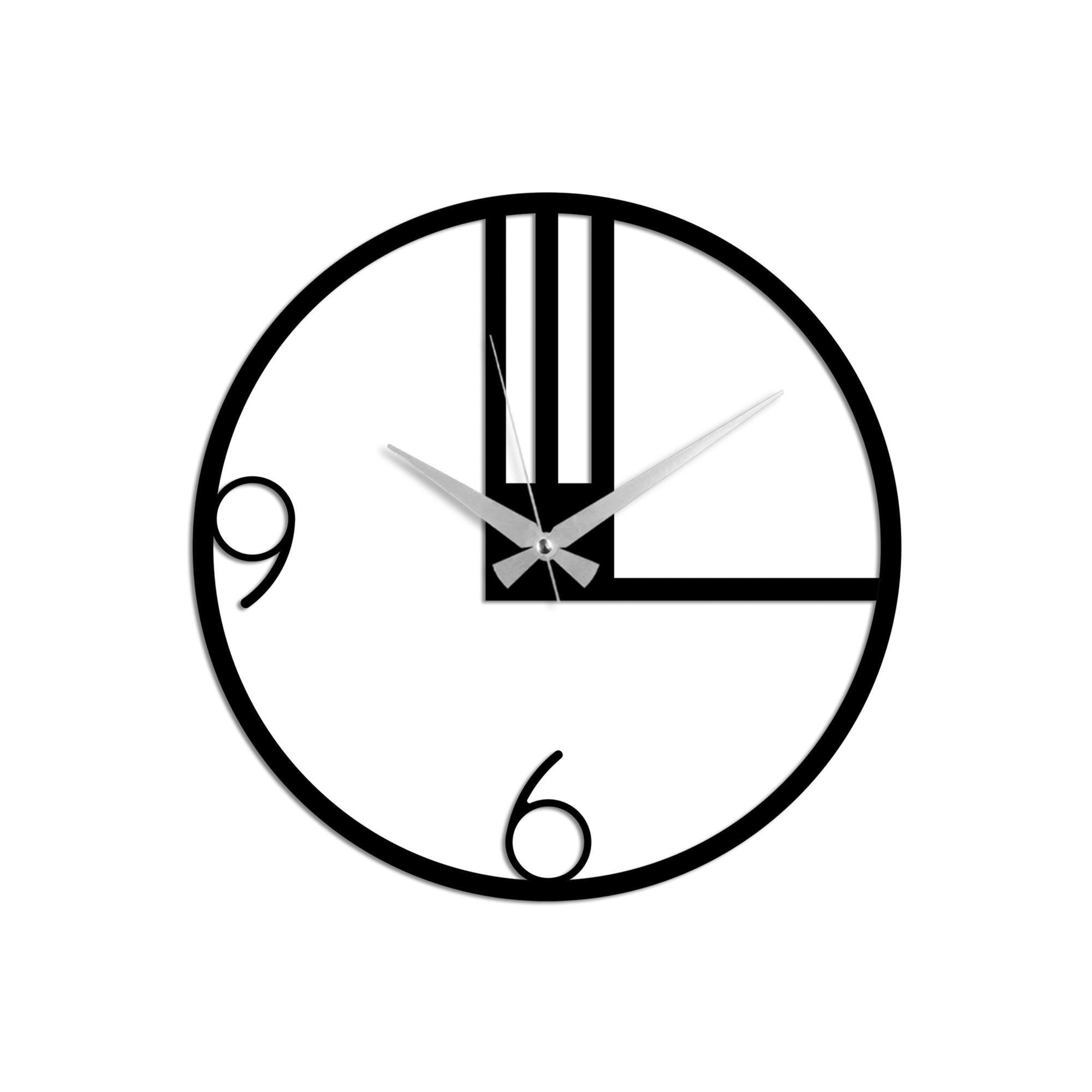 WATCH-054 Dekoratif Metal Duvar Saati | ByLamp