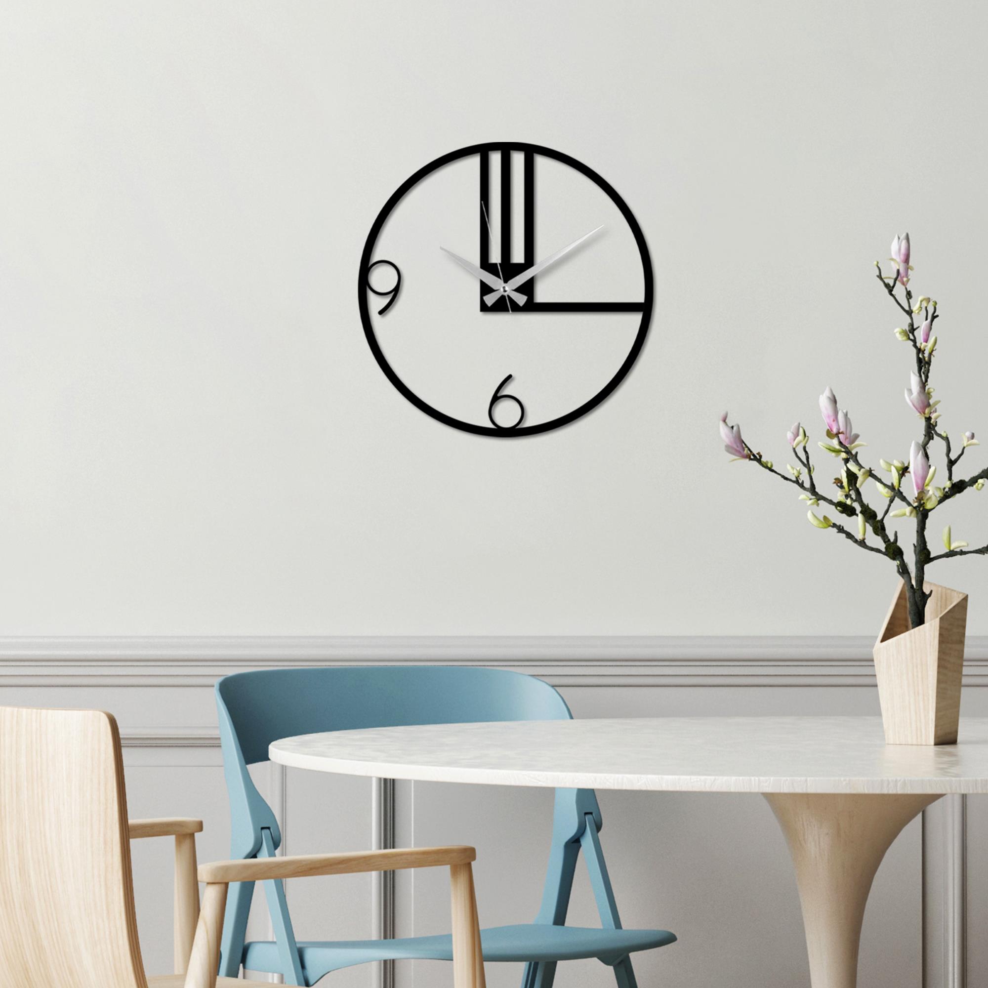 WATCH-054 Dekoratif Metal Duvar Saati | ByLamp