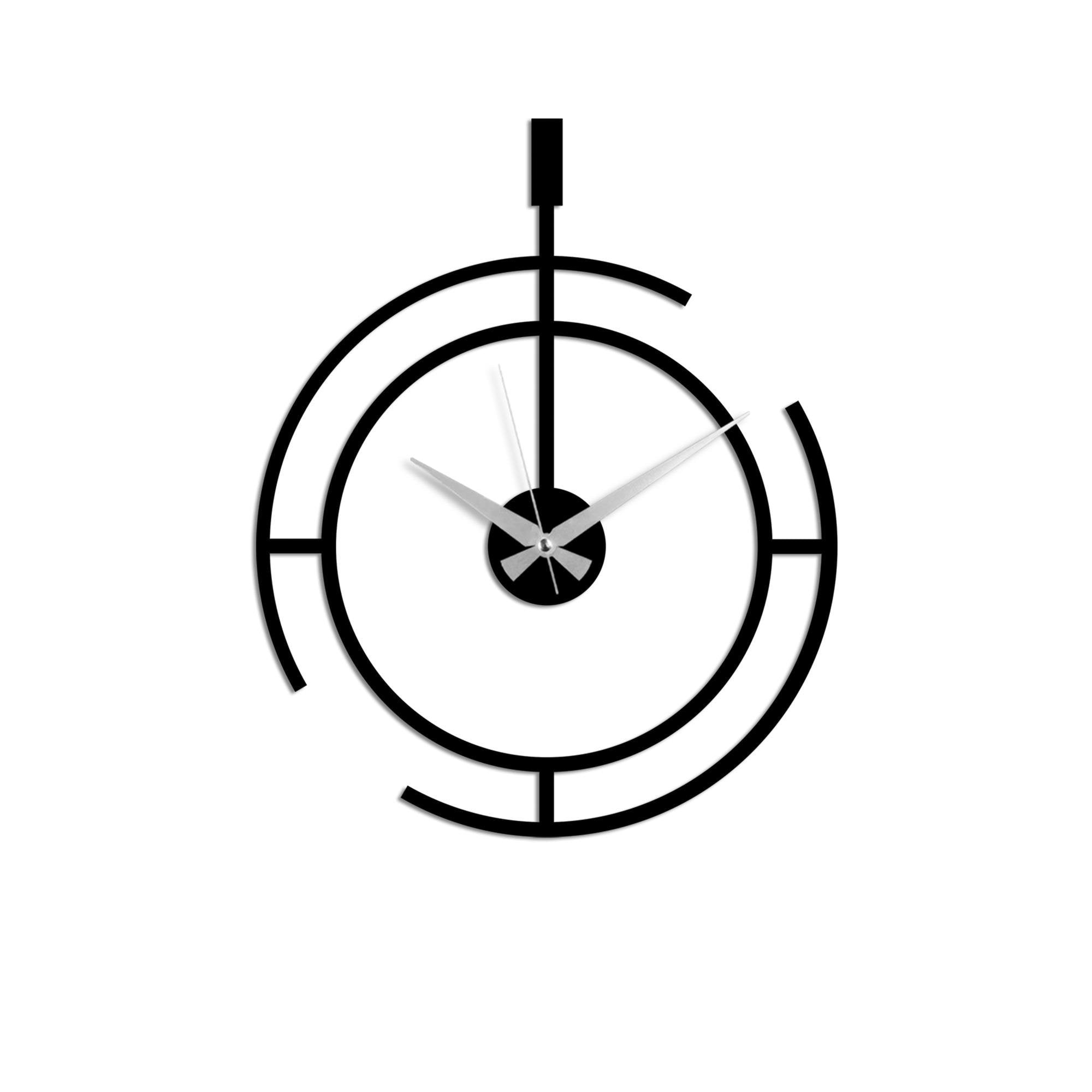 WATCH-056 Dekoratif Metal Duvar Saati | ByLamp