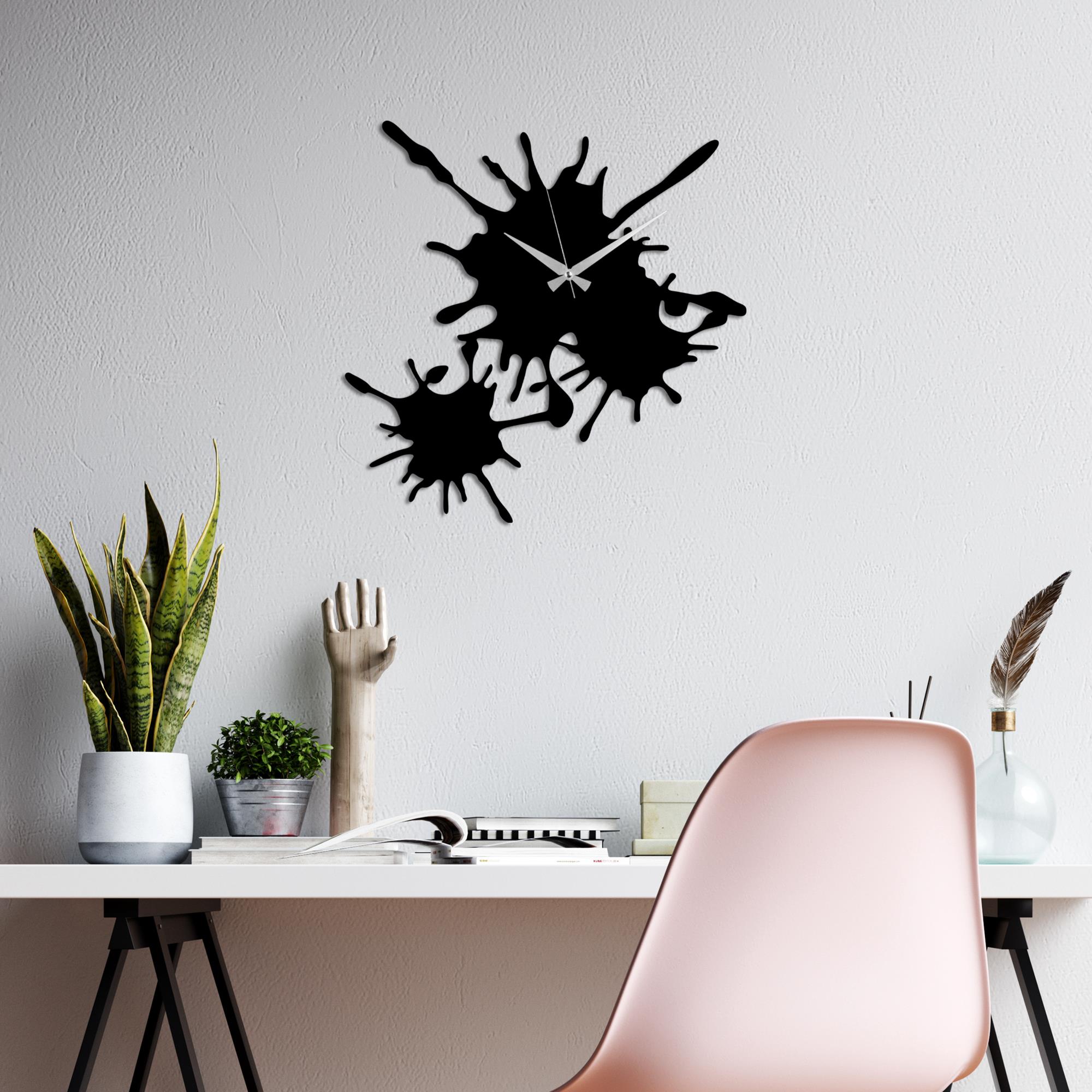 WATCH-060 Dekoratif Metal Duvar Saati | ByLamp