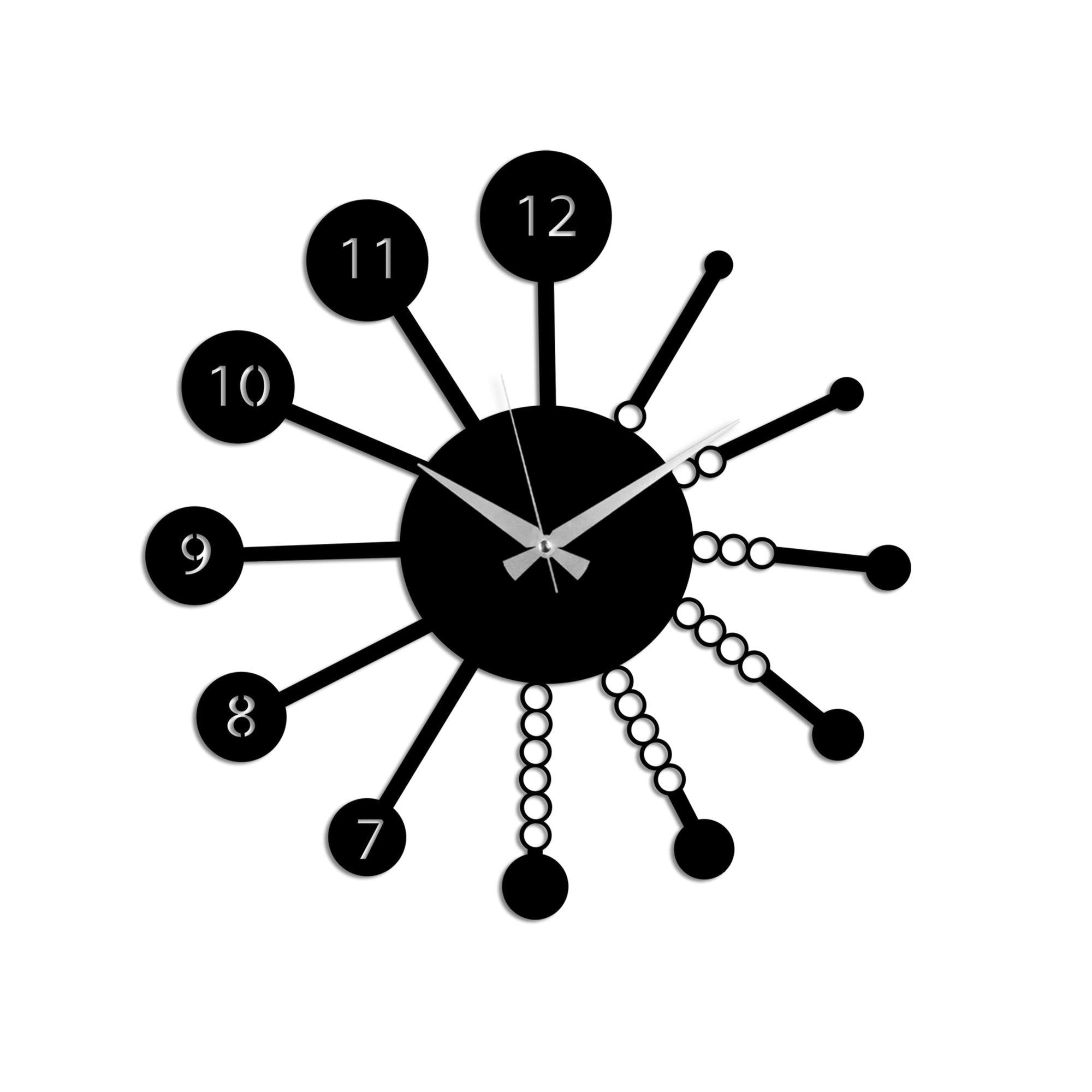 WATCH-061 Dekoratif Metal Duvar Saati | ByLamp