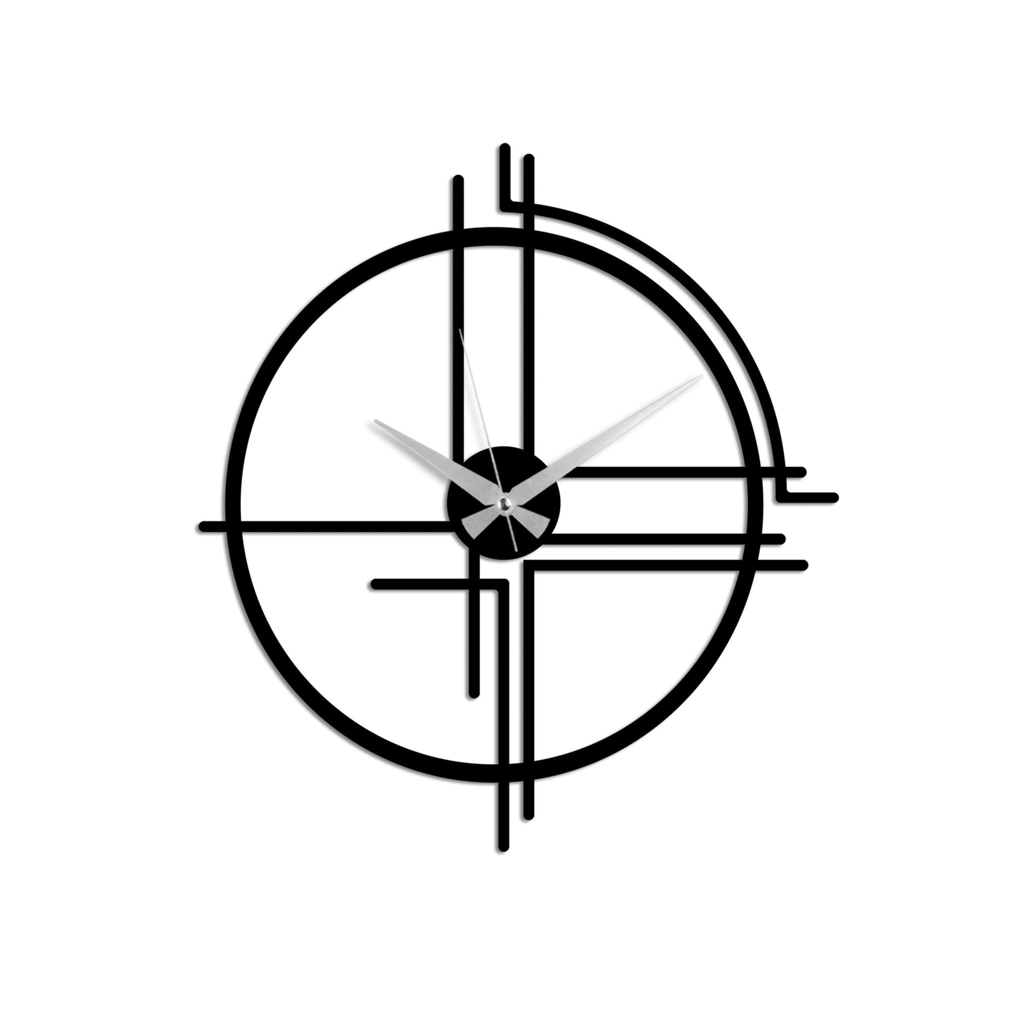 WATCH-063 Dekoratif Metal Duvar Saati | ByLamp