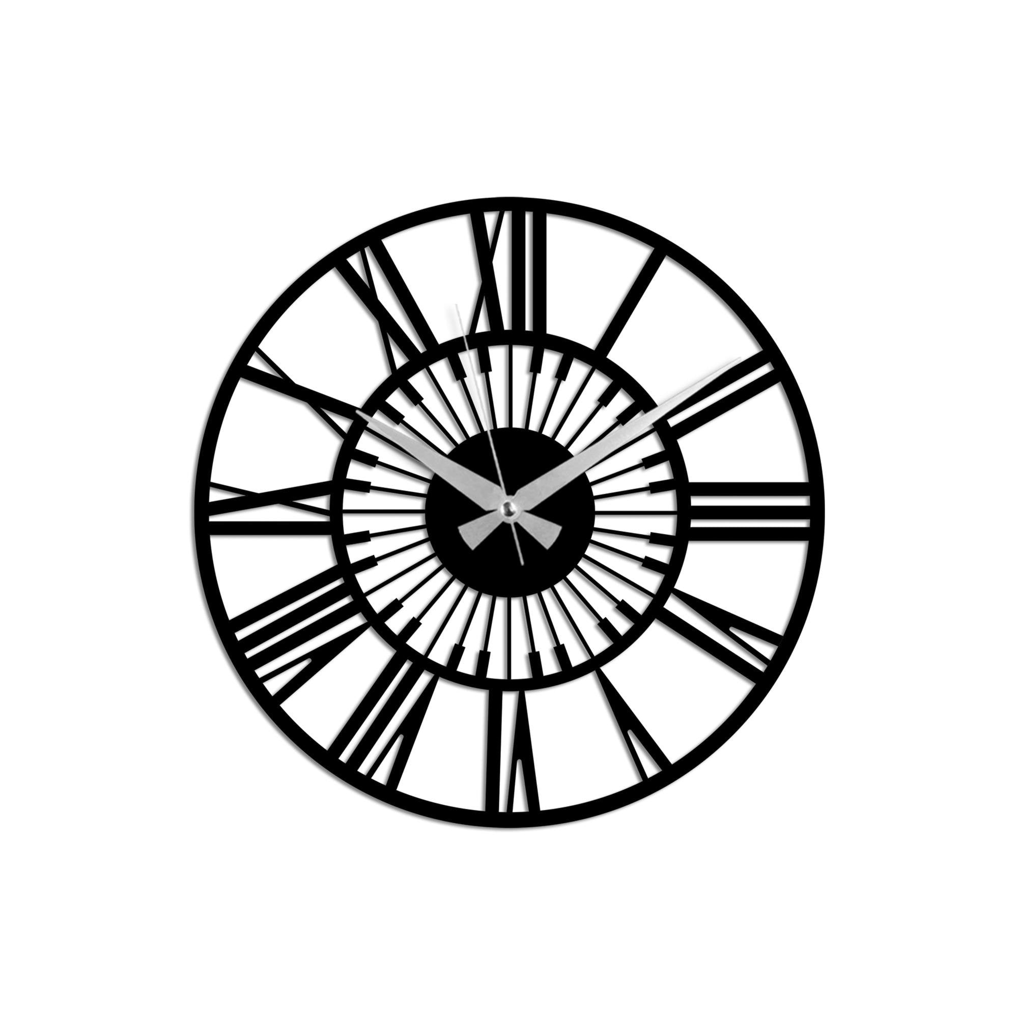 WATCH-067 Dekoratif Metal Duvar Saati | ByLamp