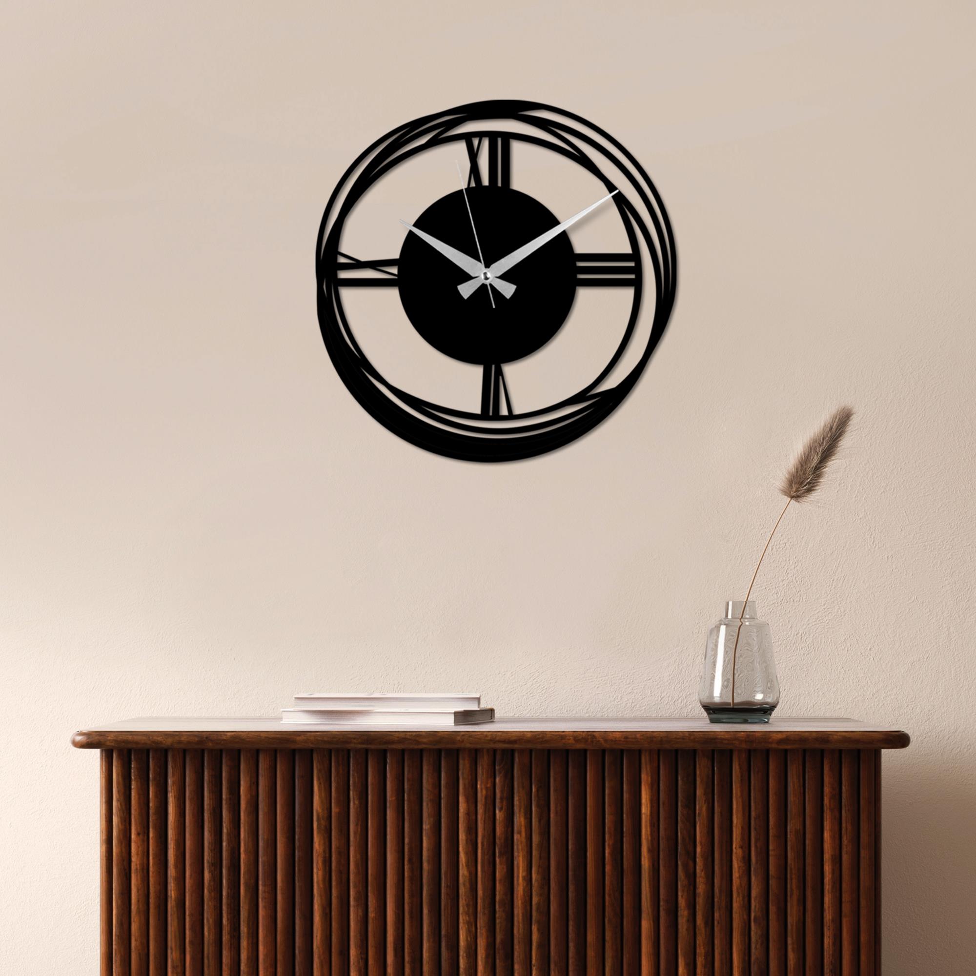 WATCH-074 Dekoratif Metal Duvar Saati | ByLamp