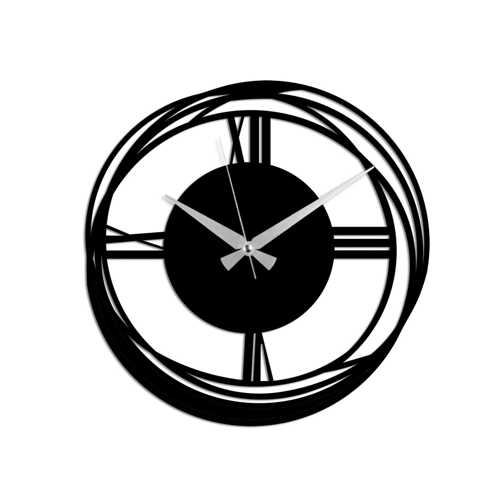 WATCH-074 Dekoratif Metal Duvar Saati | ByLamp