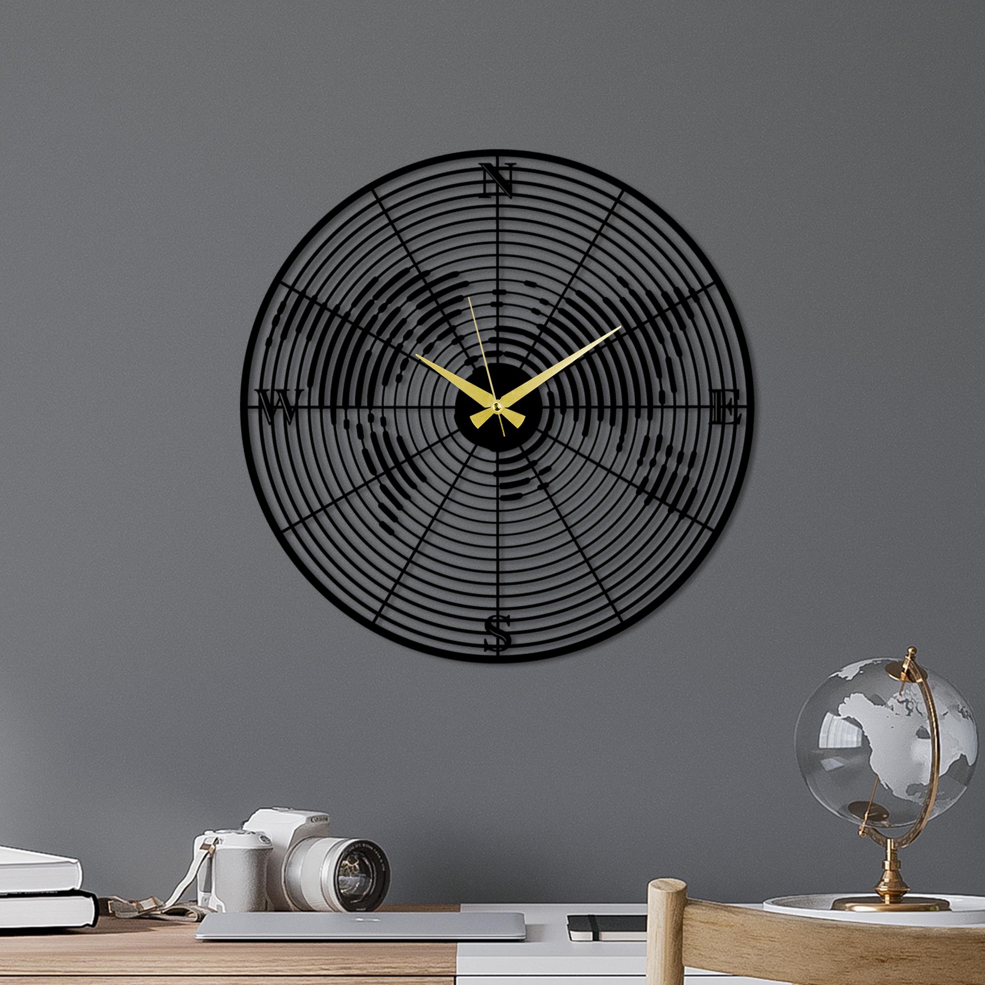 WATCH-77 Dekoratif Metal Duvar Saati | ByLamp