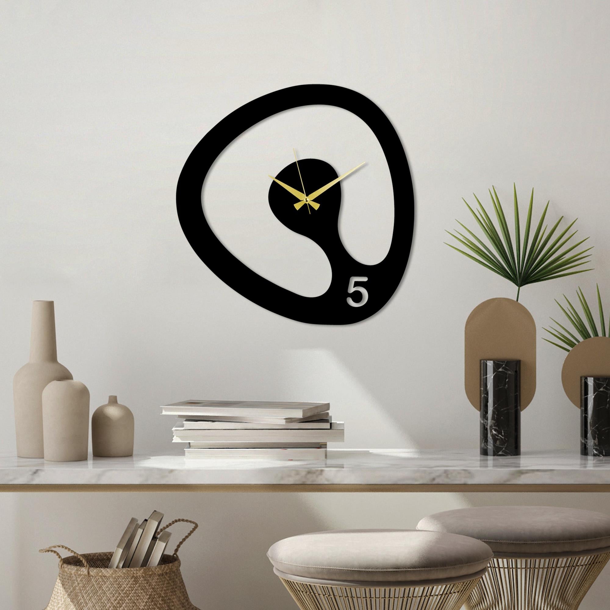 WATCH-81 Dekoratif Metal Duvar Saati | ByLamp