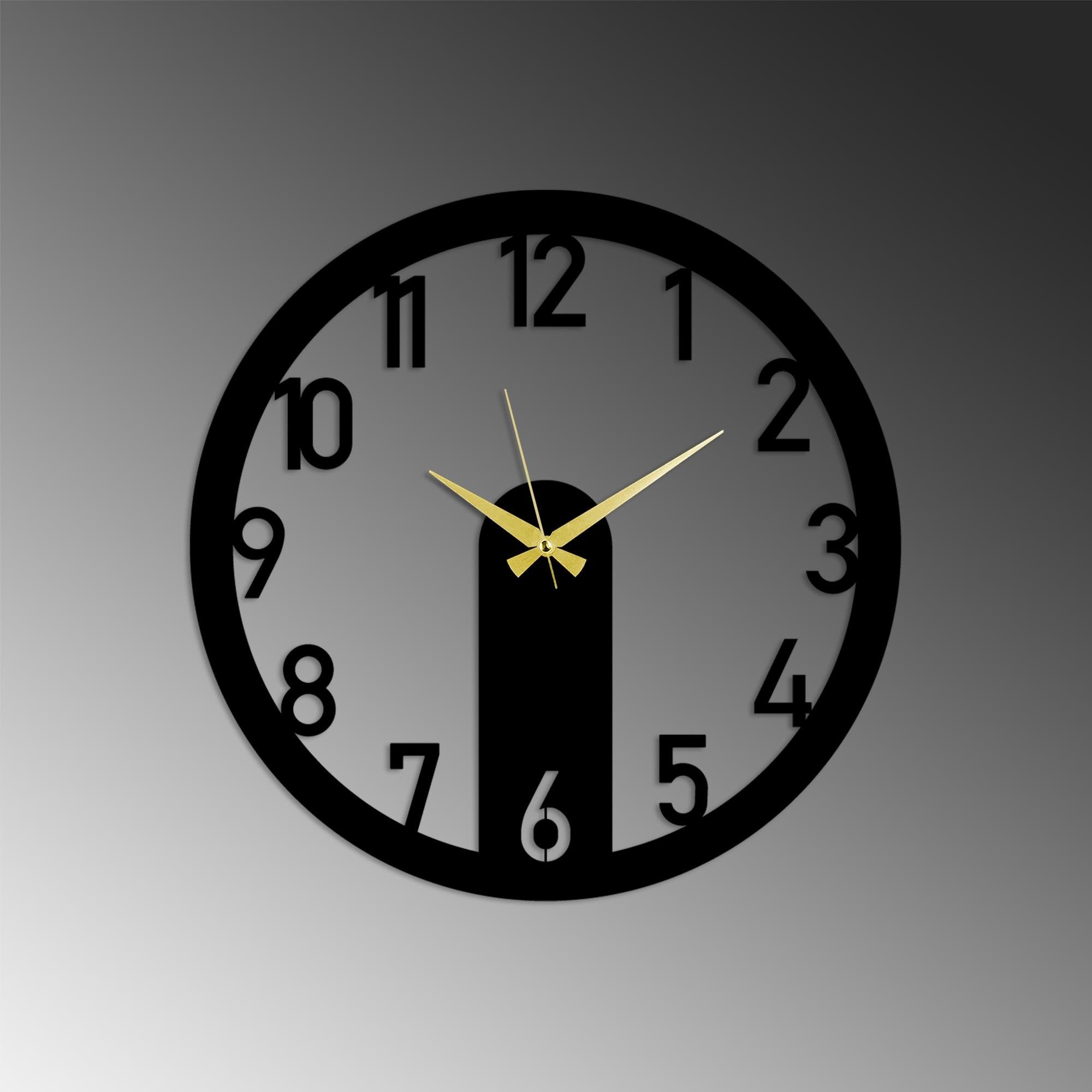 WATCH-82 Dekoratif Metal Duvar Saati | ByLamp