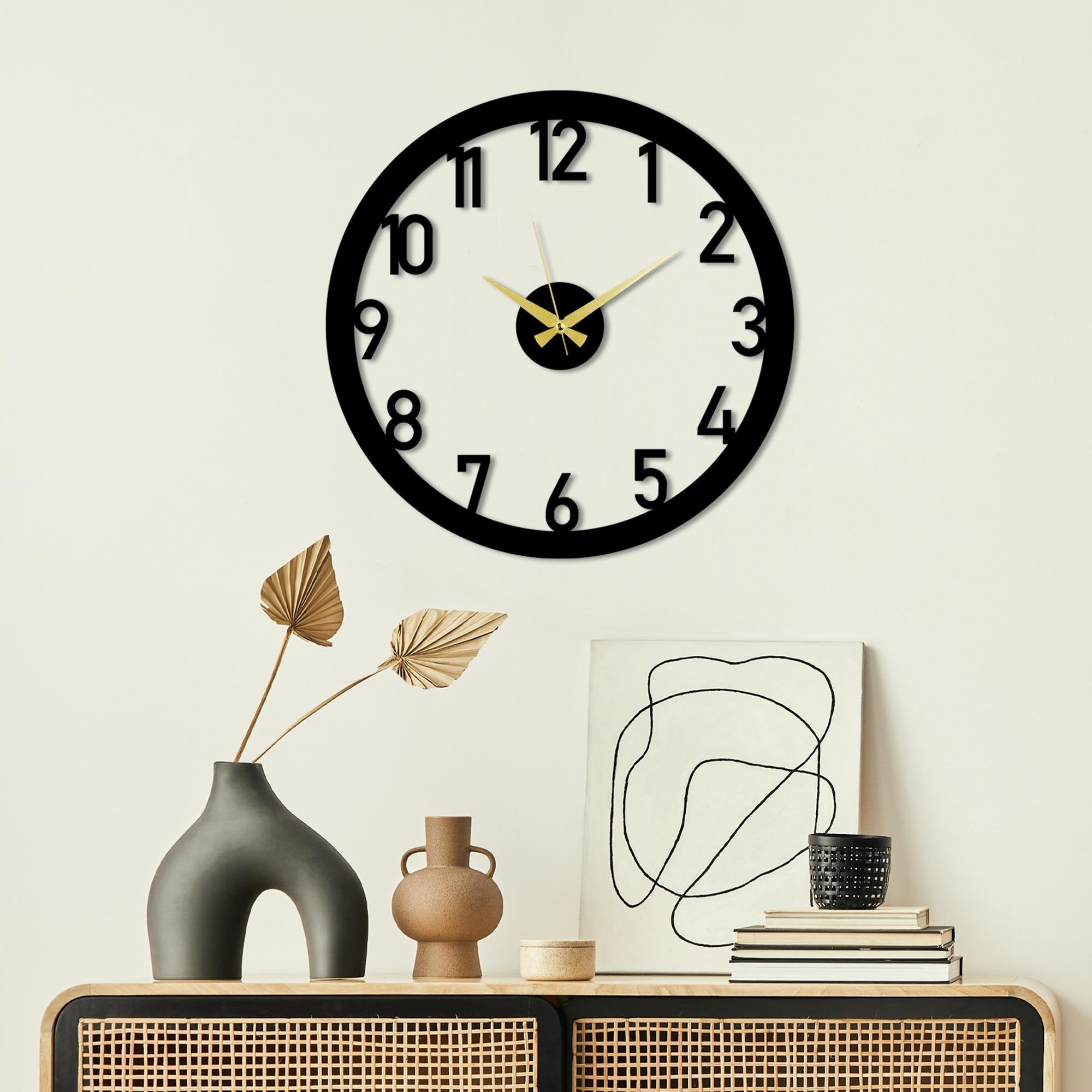 WATCH-83 Dekoratif Metal Duvar Saati | ByLamp