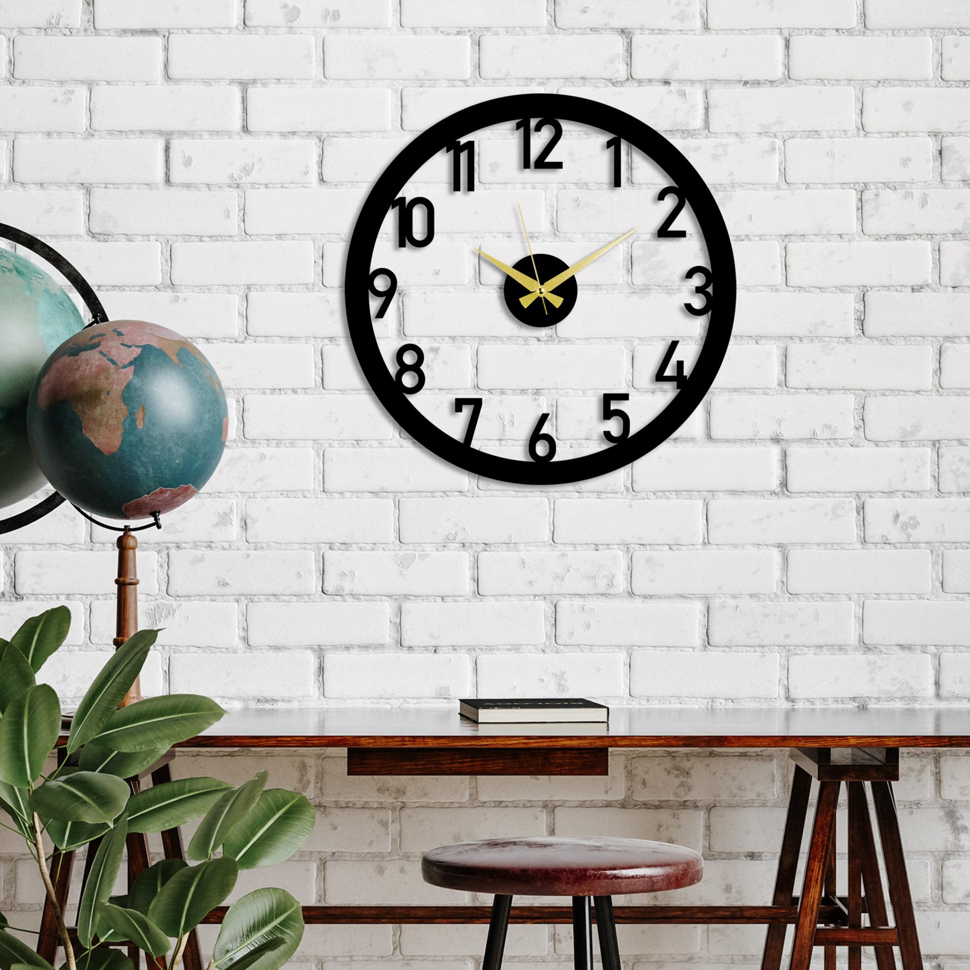 WATCH-83 Dekoratif Metal Duvar Saati | ByLamp