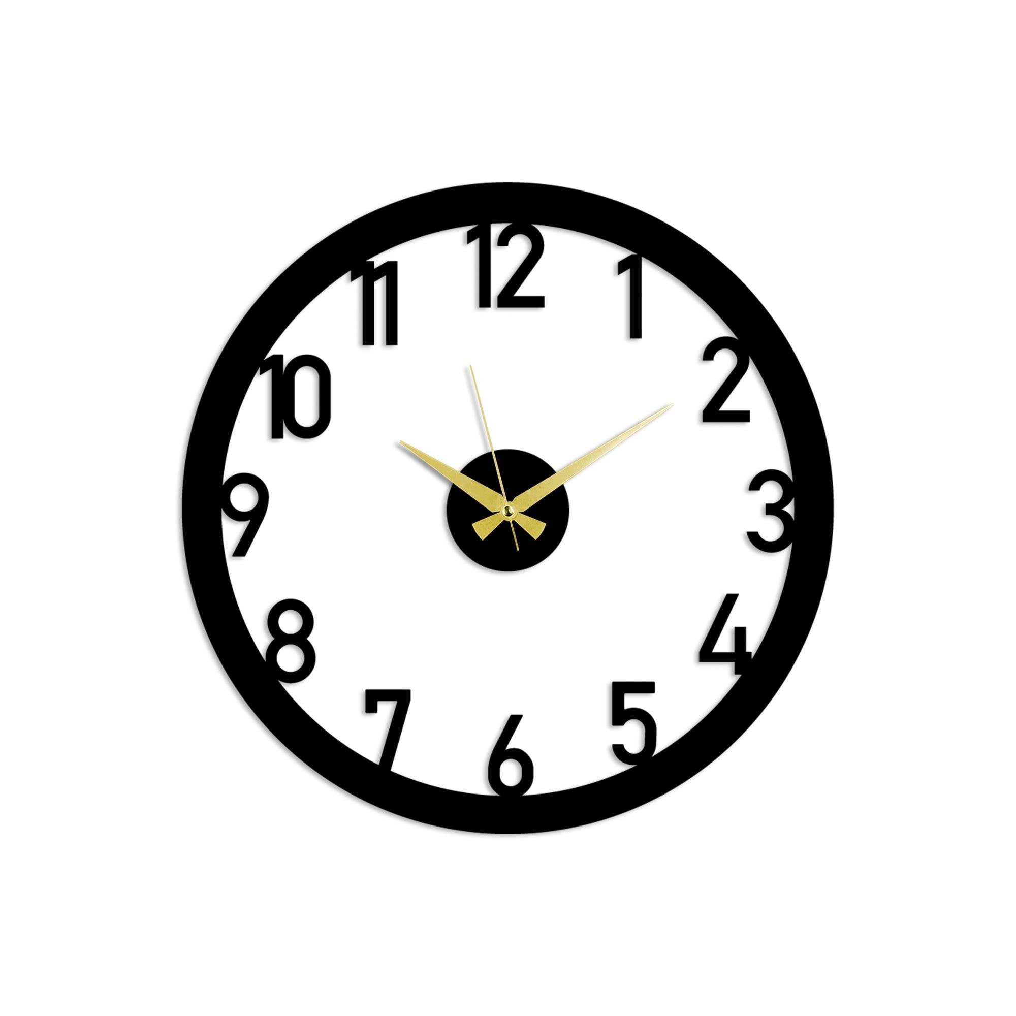 WATCH-83 Dekoratif Metal Duvar Saati | ByLamp