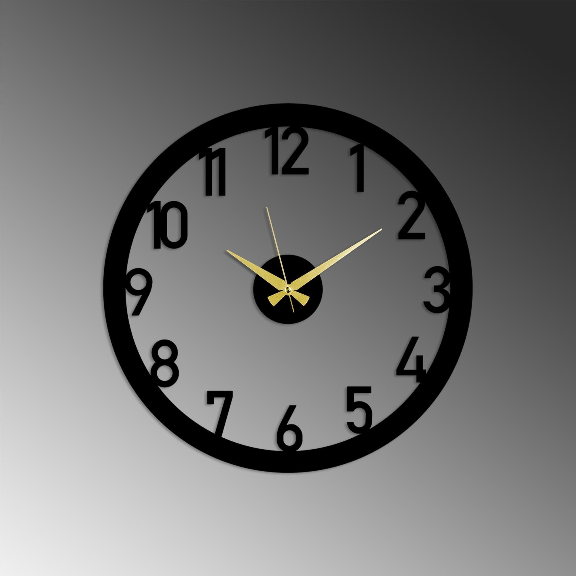 WATCH-83 Dekoratif Metal Duvar Saati | ByLamp