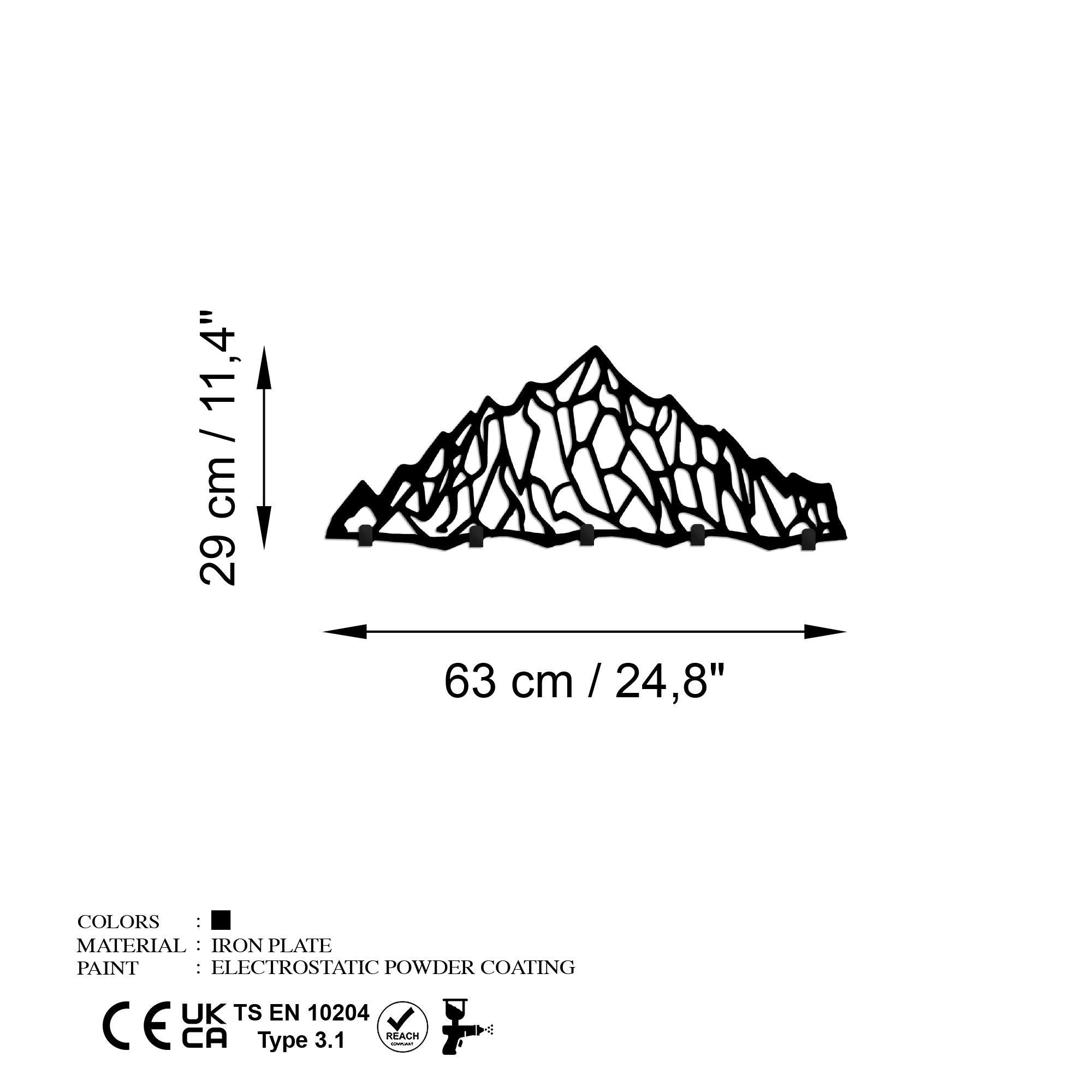WH-119 Dekoratif Metal Askılık | ByLamp