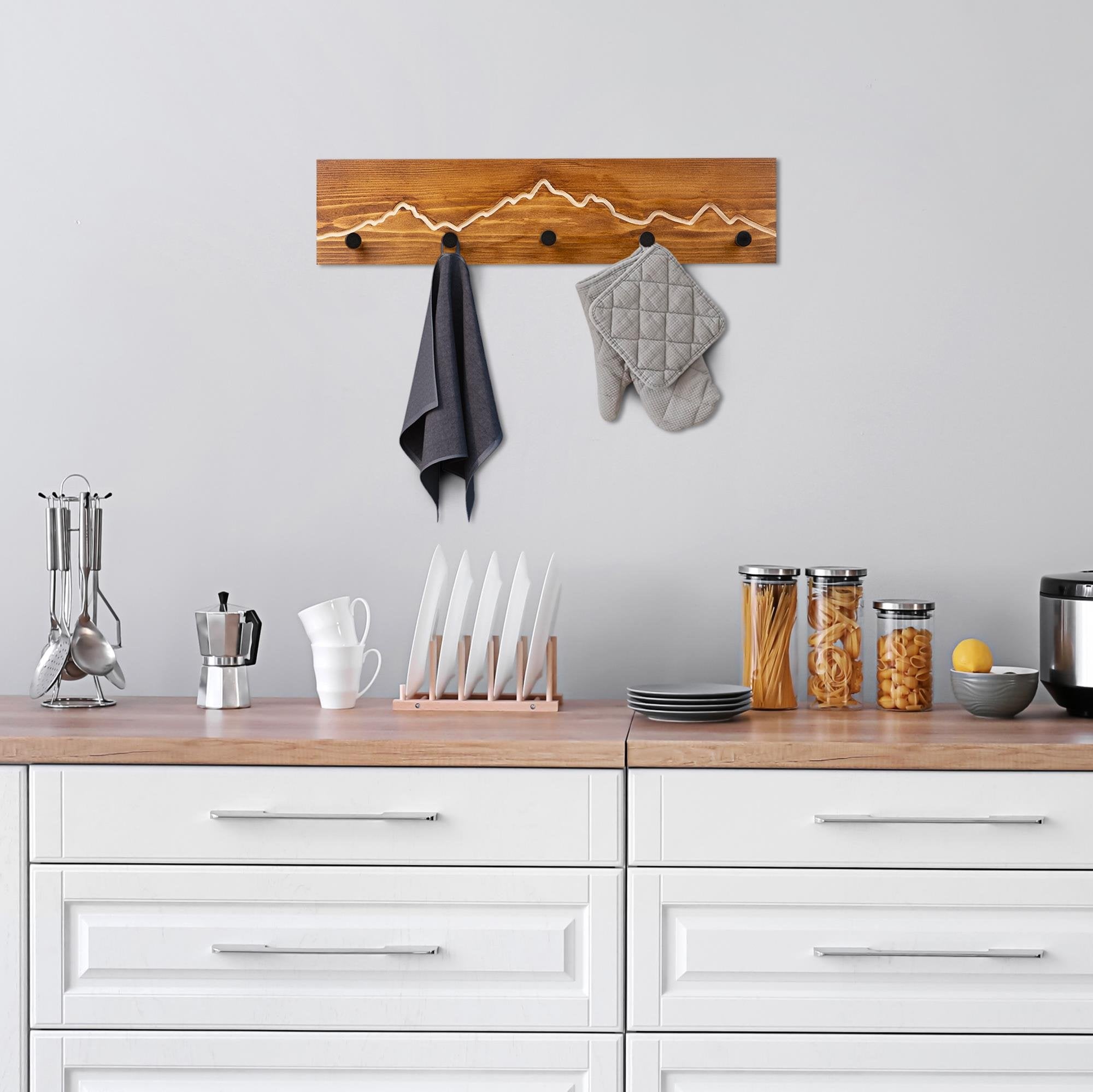 WHW-001-A Dekoratif Ahşap Askılık | ByLamp