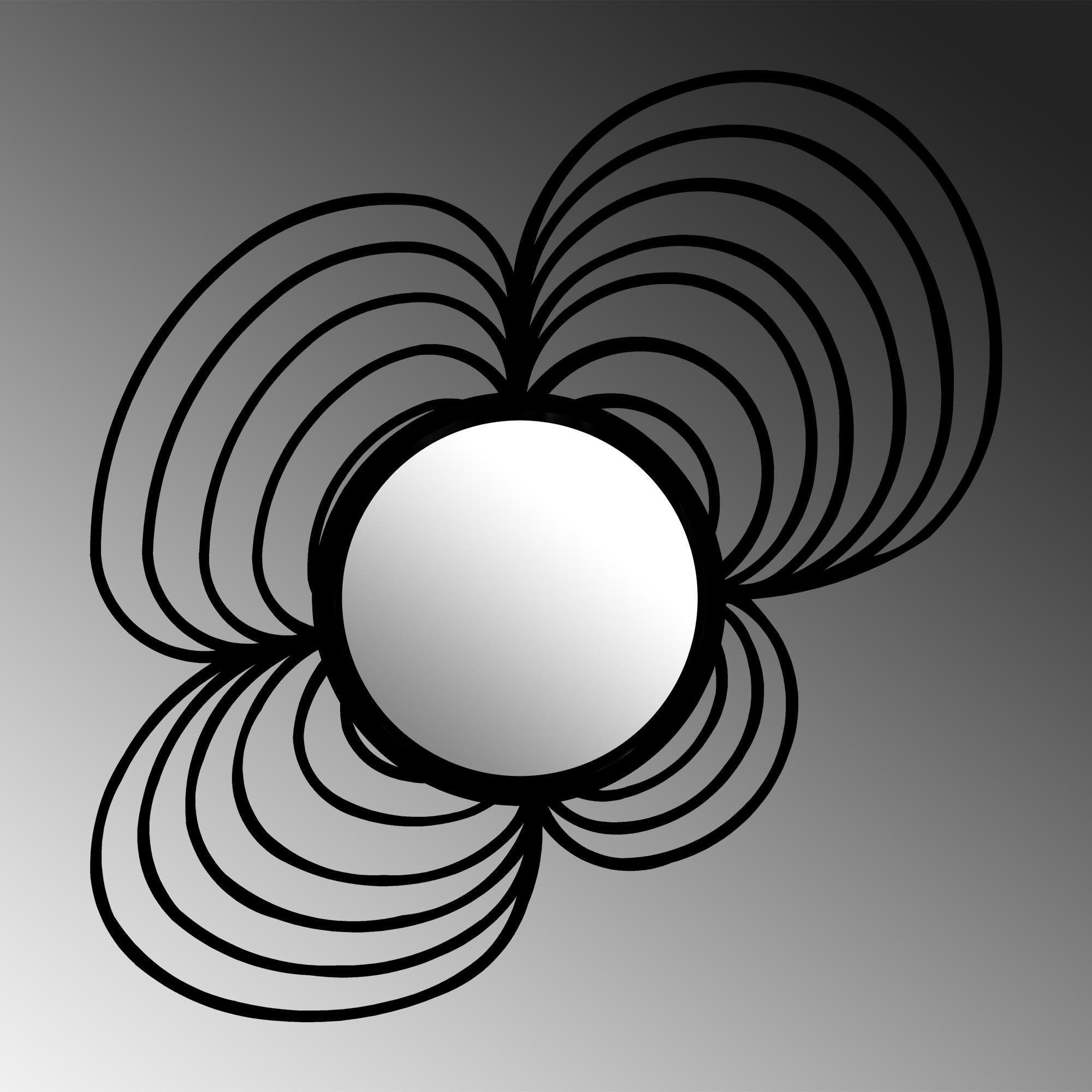 WM-003 Dekoratif Metal Duvar Aynası | ByLamp