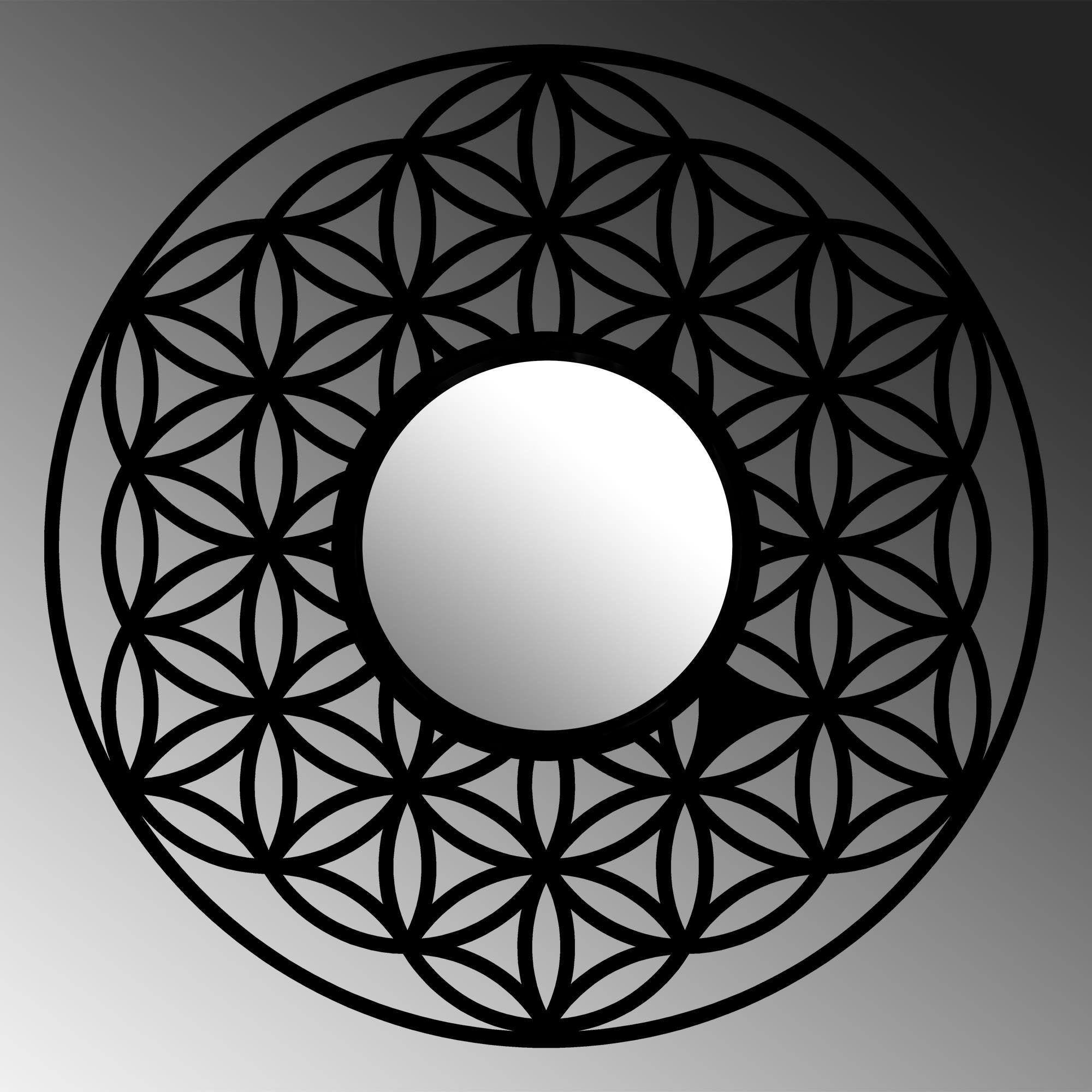 WM-006 Dekoratif Metal Duvar Aynası | ByLamp