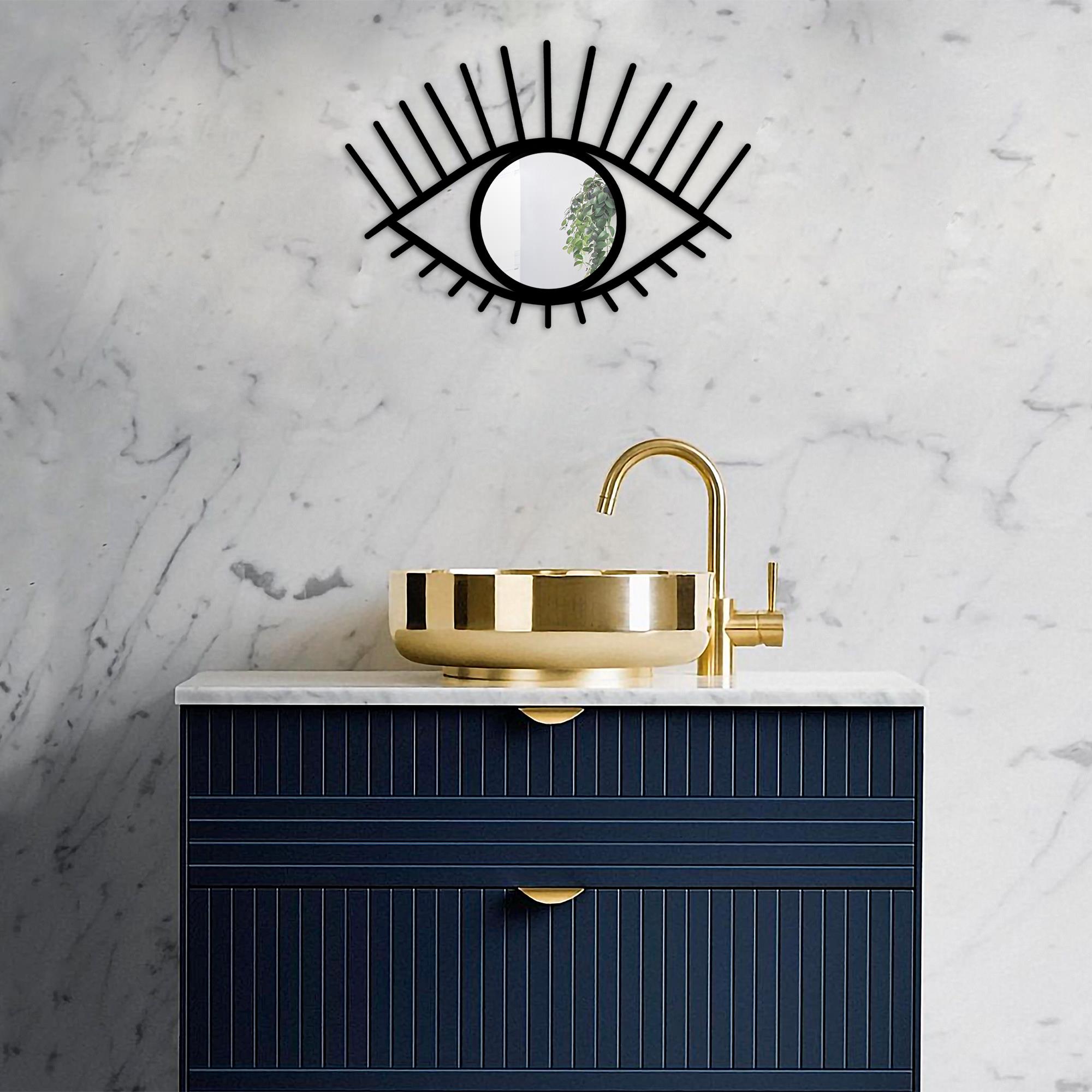 WM-011 Dekoratif Metal Duvar Aynası | ByLamp