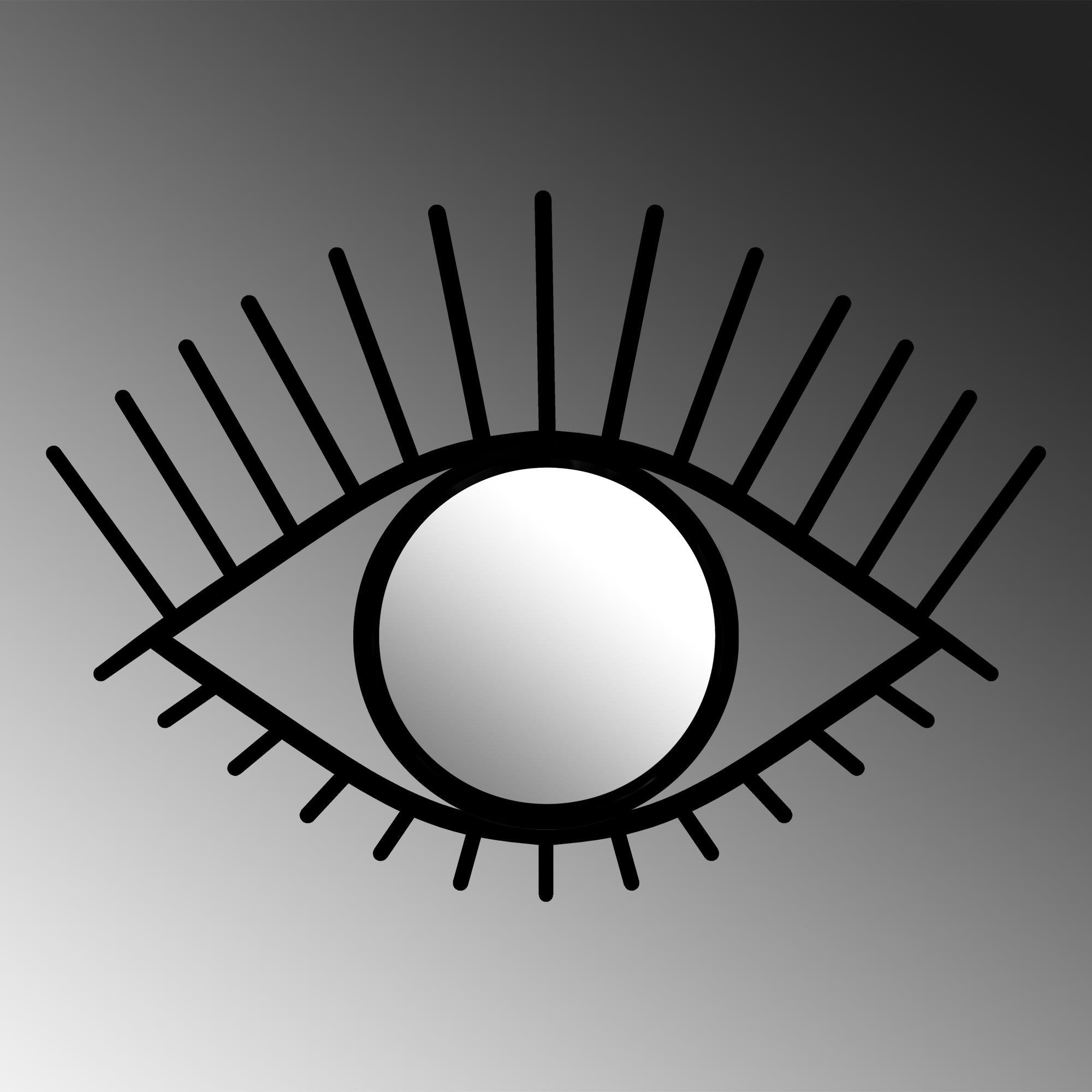 WM-011 Dekoratif Metal Duvar Aynası | ByLamp