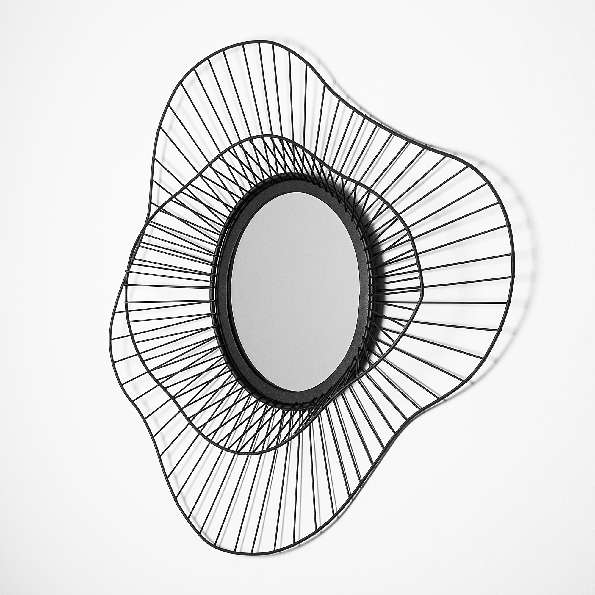 WM-012 Dekoratif Metal Duvar Aynası | ByLamp