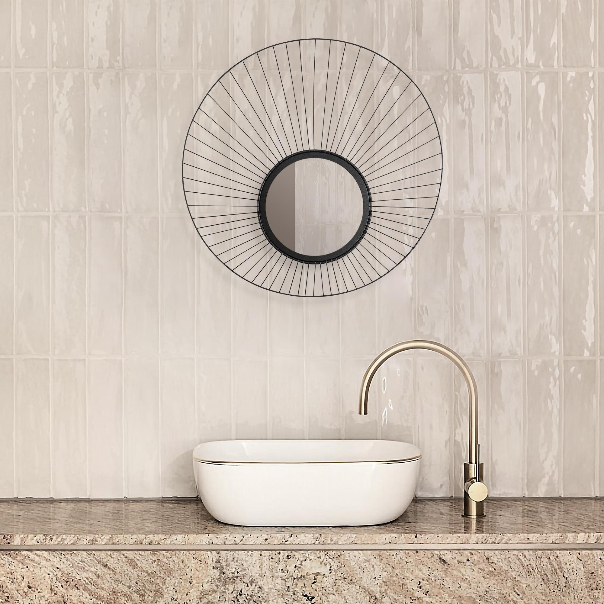 WM-013 Dekoratif Metal Duvar Aynası | ByLamp