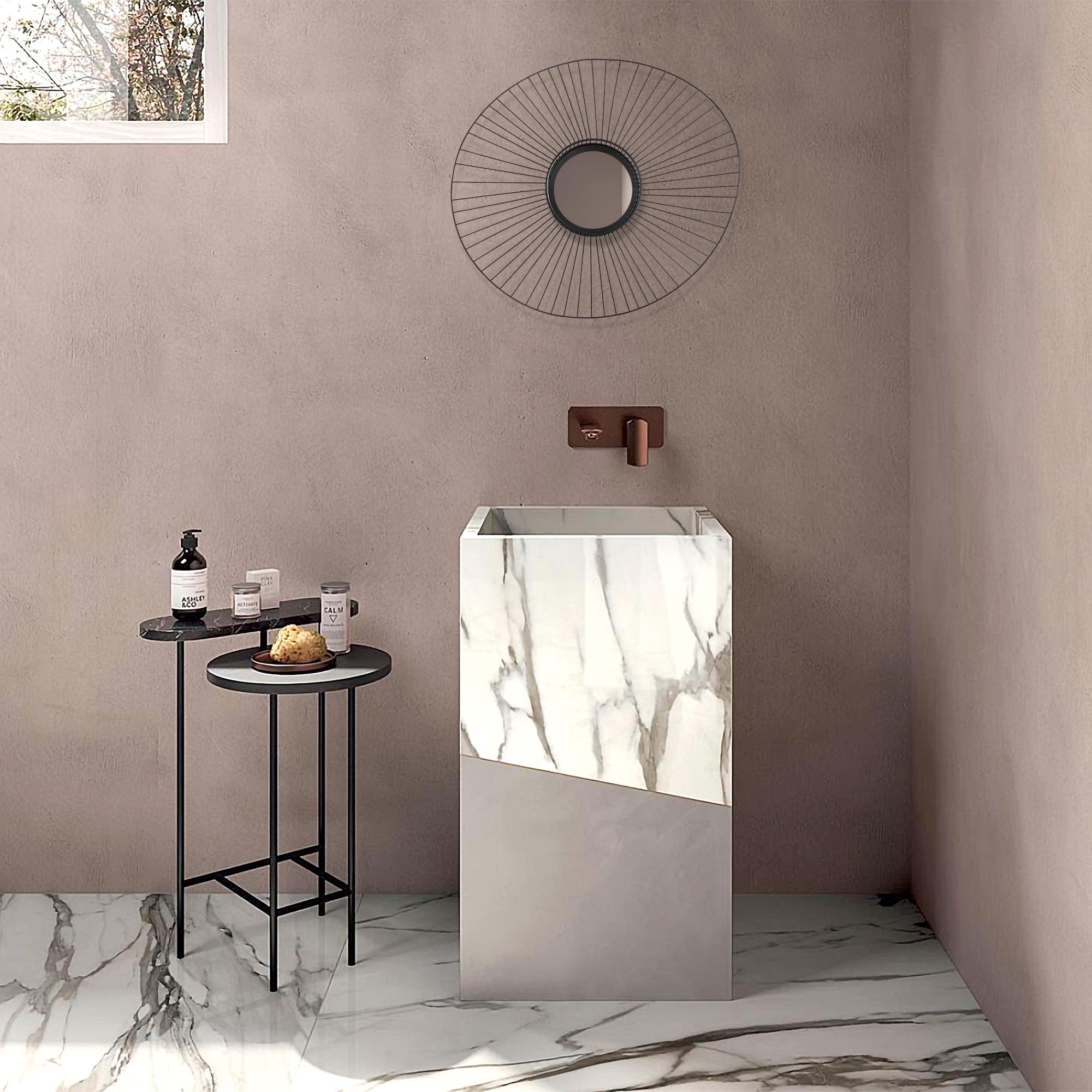 WM-016 Dekoratif Metal Duvar Aynası | ByLamp