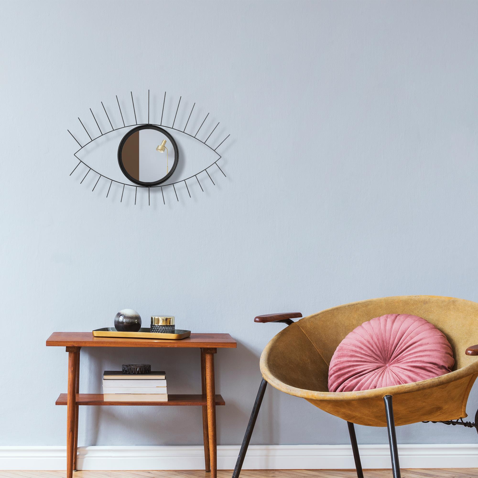 WM-017 Dekoratif Metal Duvar Aynası | ByLamp