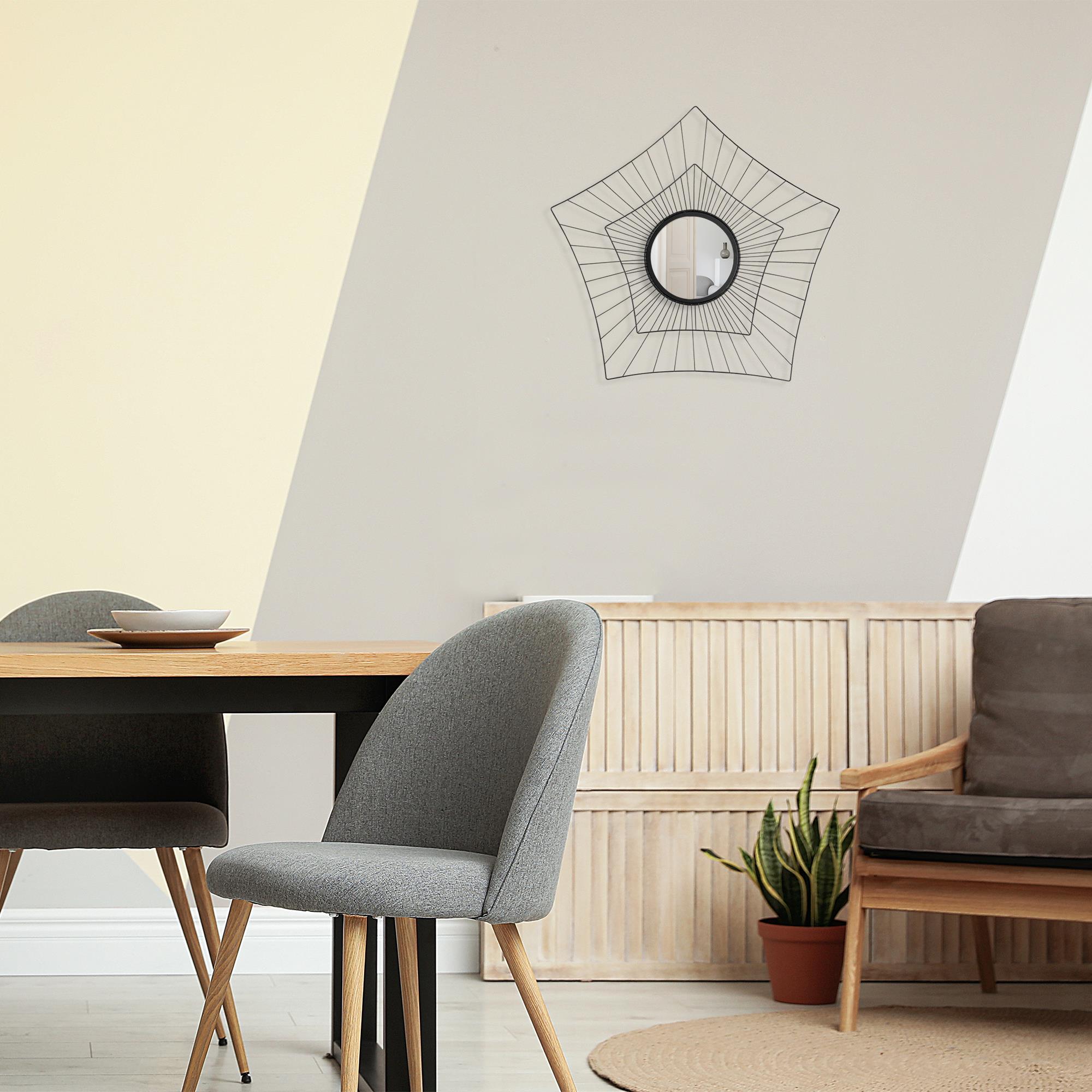 WM-020 Dekoratif Metal Duvar Aynası | ByLamp