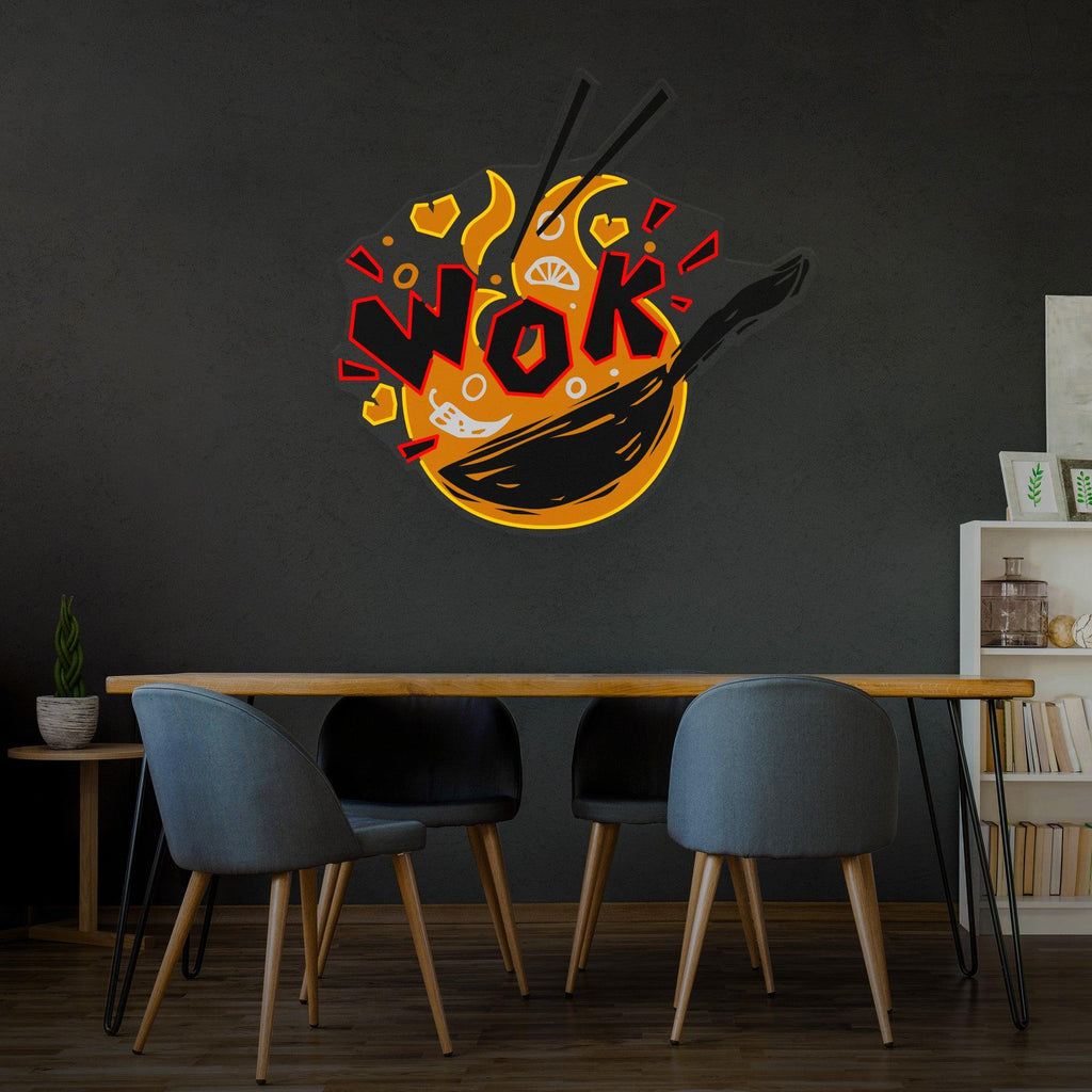 WOK Tava Neon Lamba | ByLamp