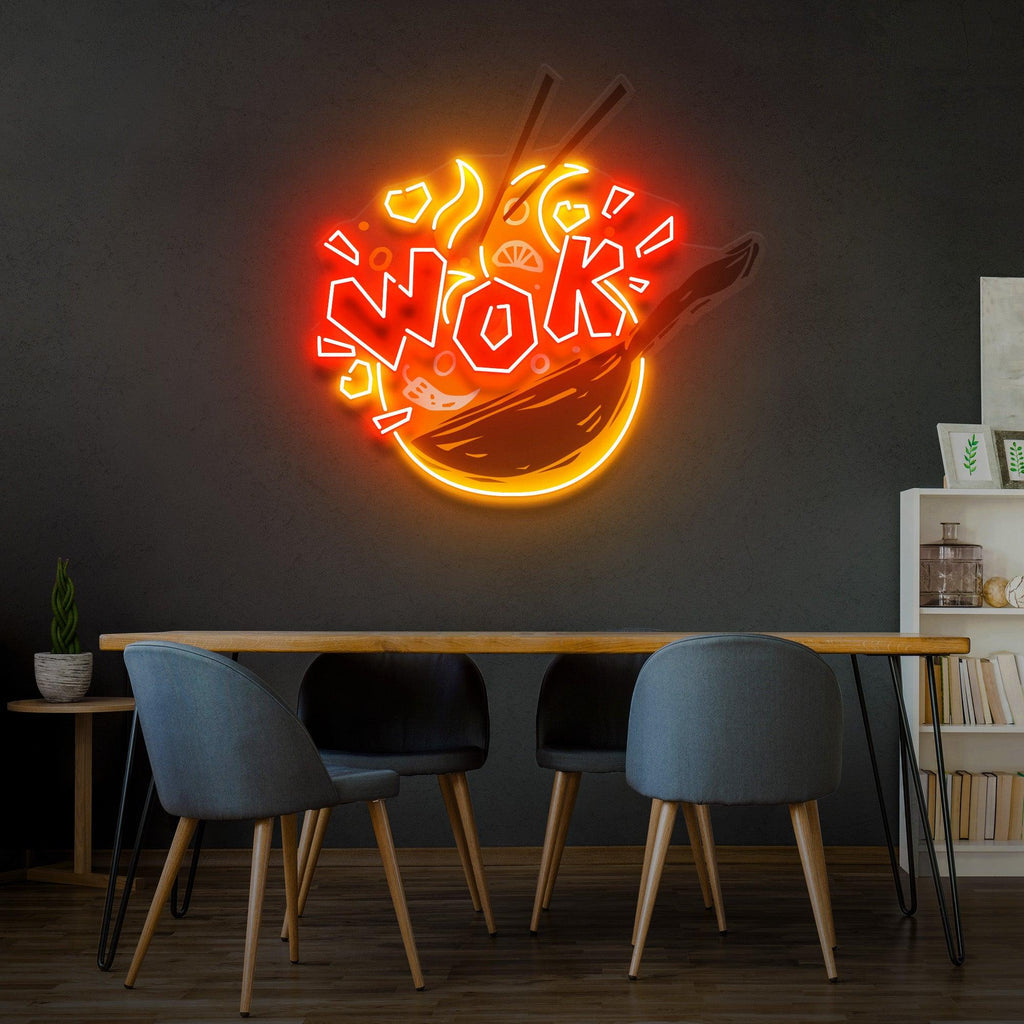 WOK Tava Neon Lamba | ByLamp