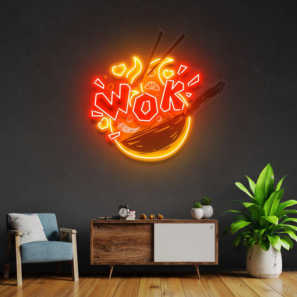 WOK Tava Neon Lamba | ByLamp