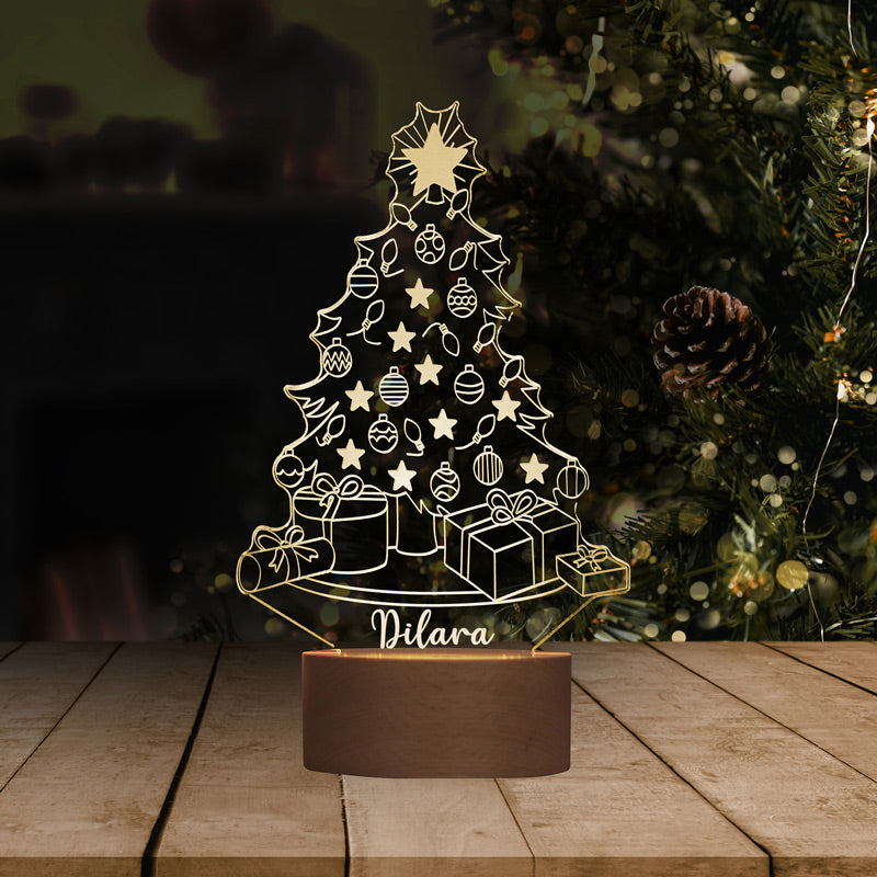 Christmas Tree Figured Decorative Gift Led Table Lamp | BYLAMP