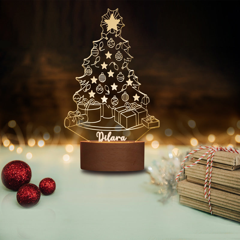 Christmas Tree Figured Decorative Gift Led Table Lamp | BYLAMP