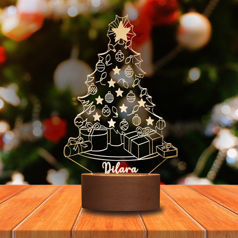 Christmas Tree Figured Decorative Gift Led Table Lamp | BYLAMP