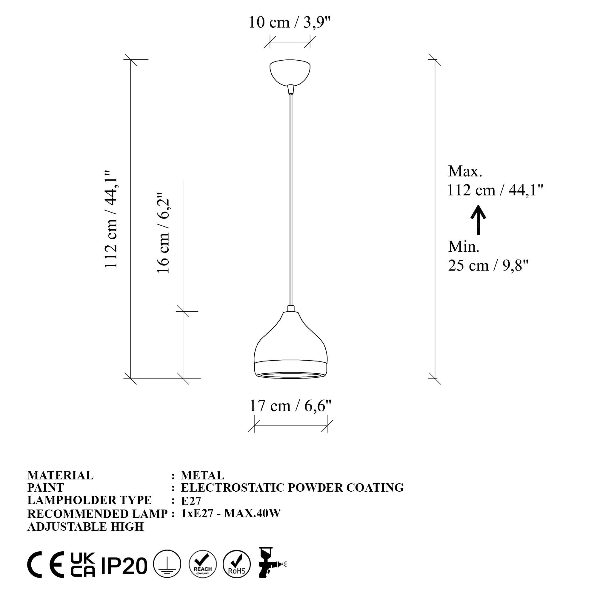 Yildo M 6869 Sıvama Sarkıt Aydınlatma | ByLamp