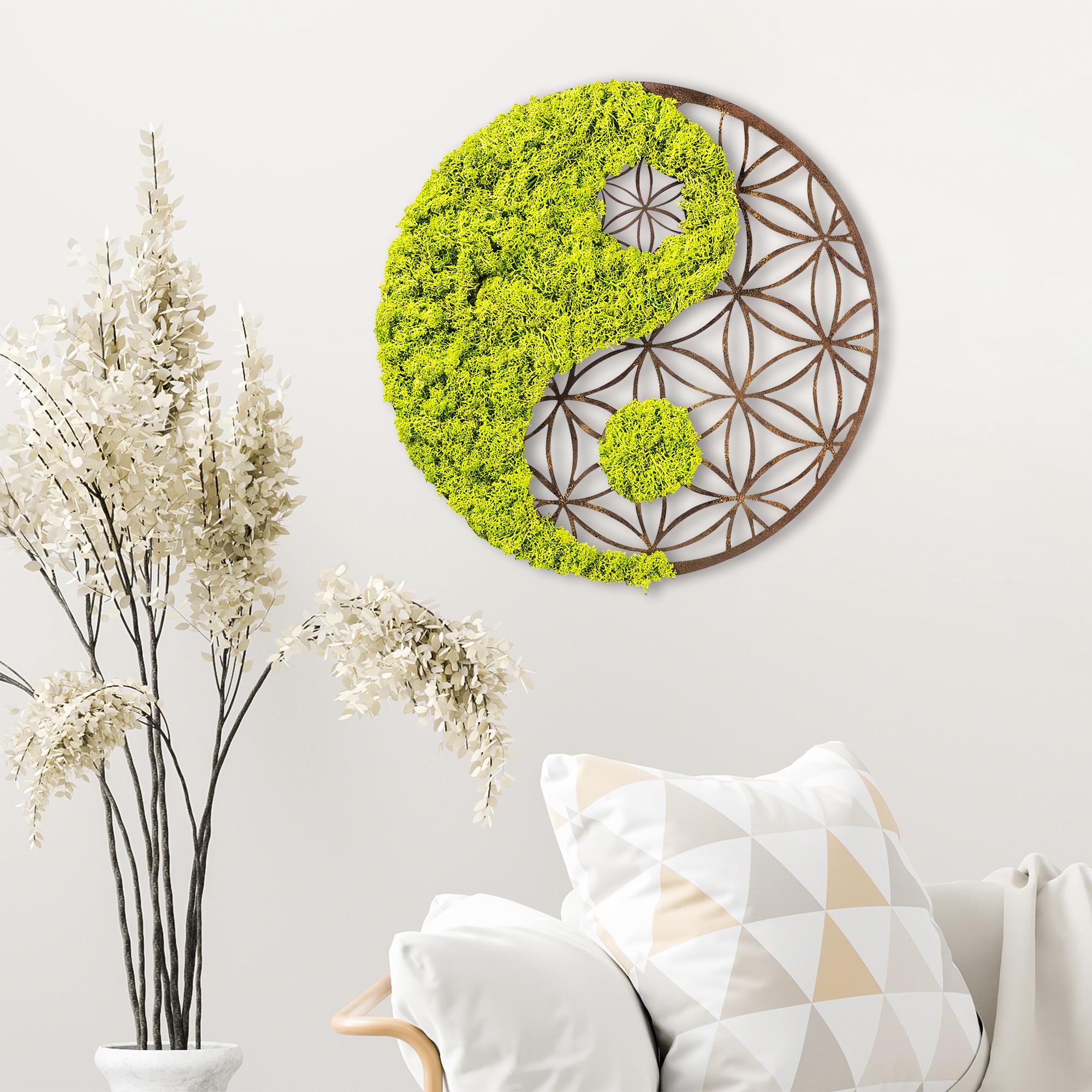 YNS-006 Dekoratif Yosun Duvar Tablosu | ByLamp