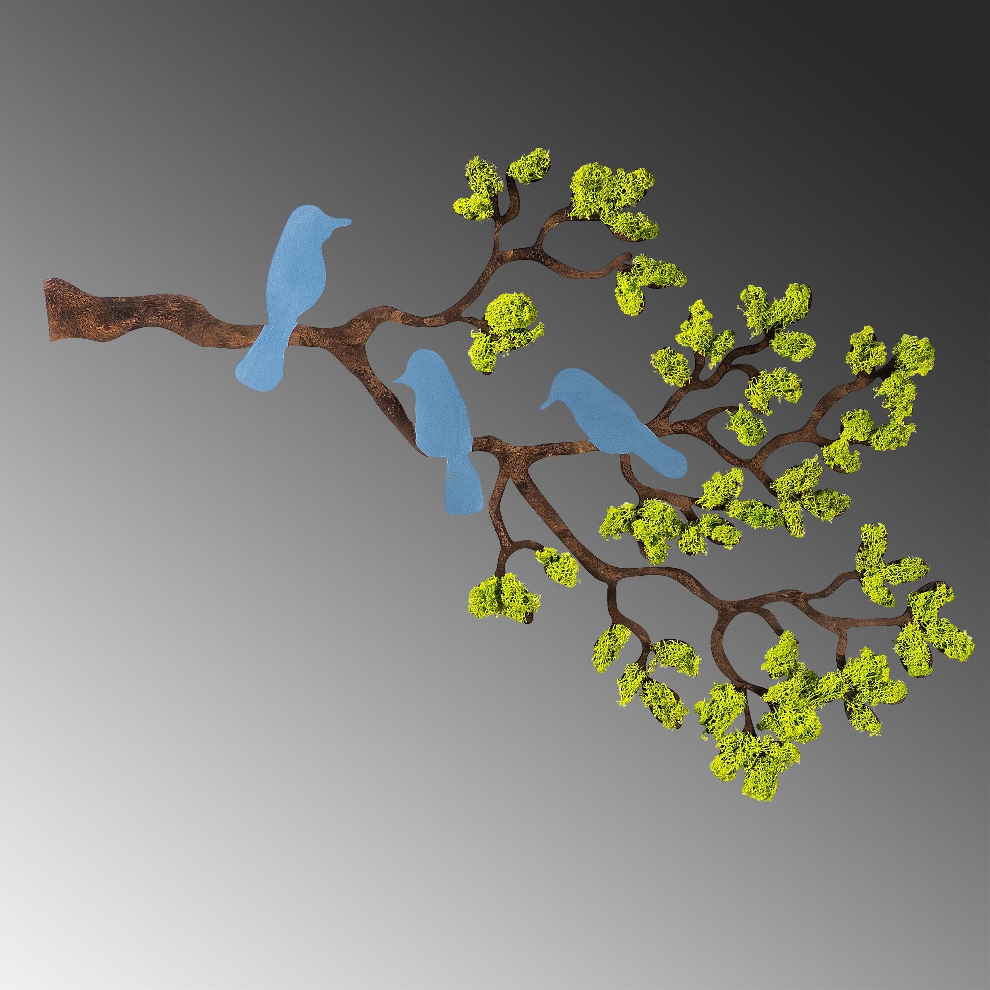 YNS-012 Dekoratif Yosun Duvar Tablosu | ByLamp