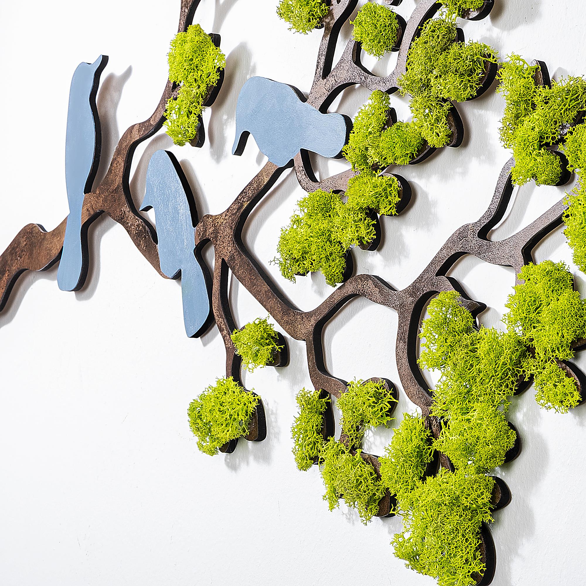 YNS-012 Dekoratif Yosun Duvar Tablosu | ByLamp