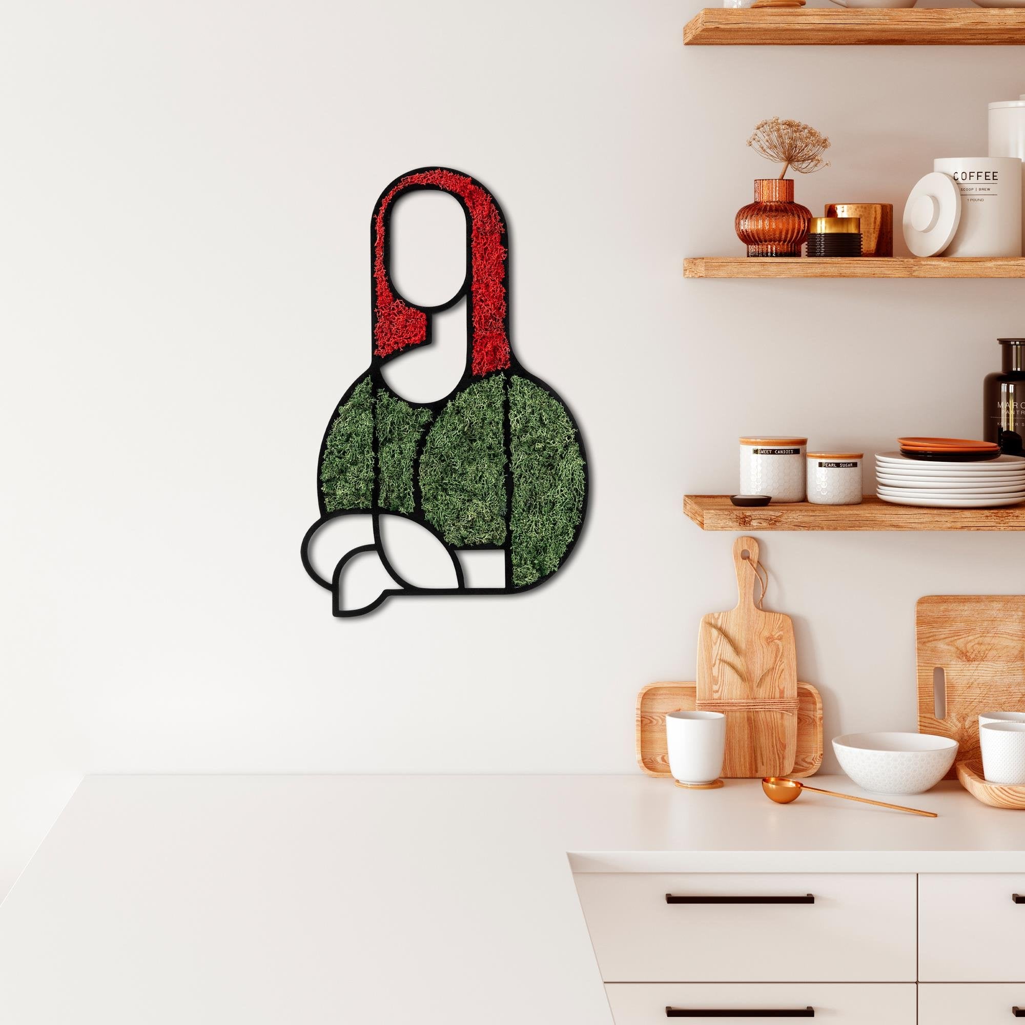 YNS-021 Dekoratif Yosun Duvar Tablosu | ByLamp