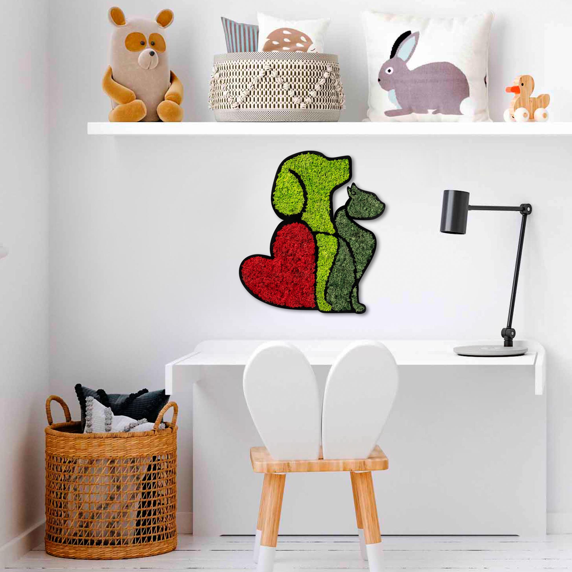 YNS-022 Dekoratif Yosun Duvar Tablosu | ByLamp