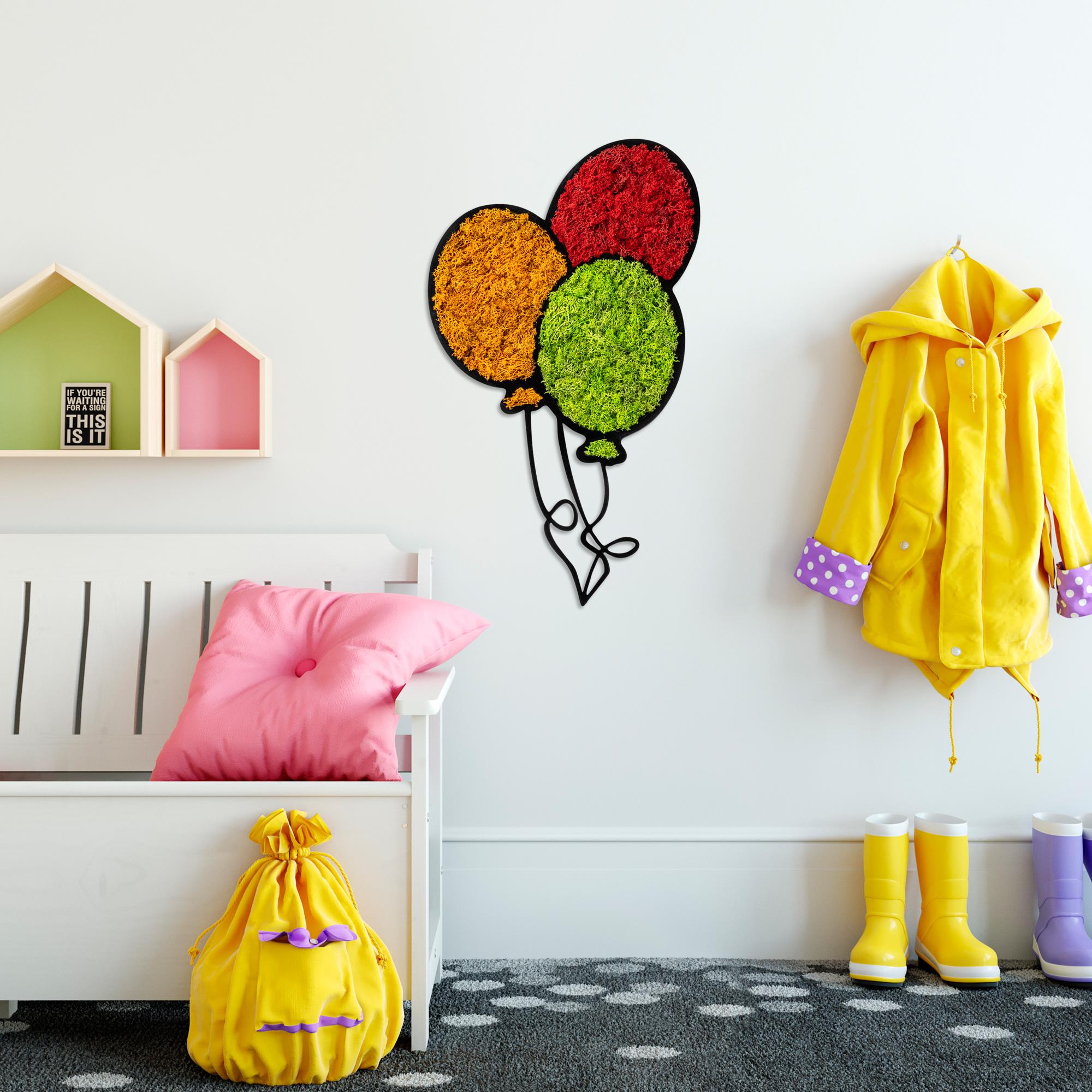 YNS-025 Dekoratif Yosun Duvar Tablosu | ByLamp