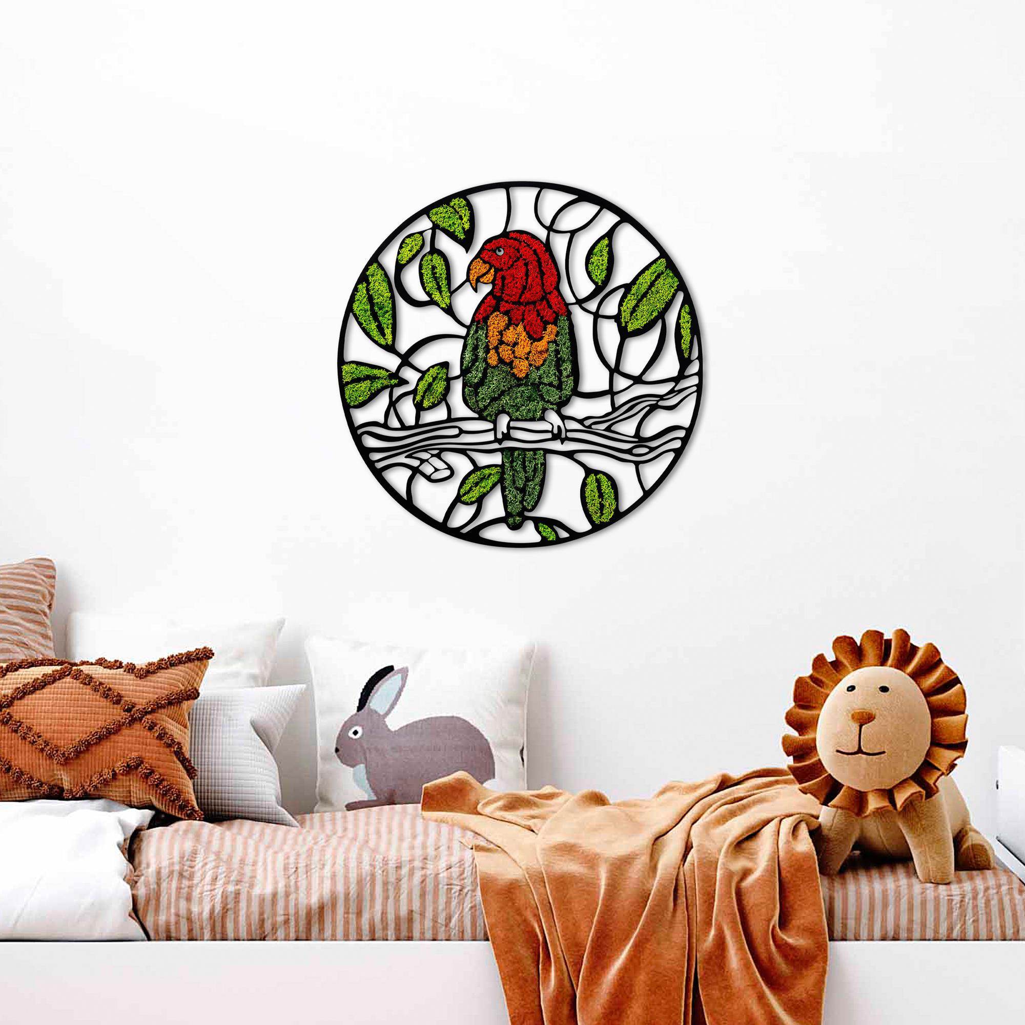 YNS-027 Dekoratif Yosun Duvar Tablosu | ByLamp