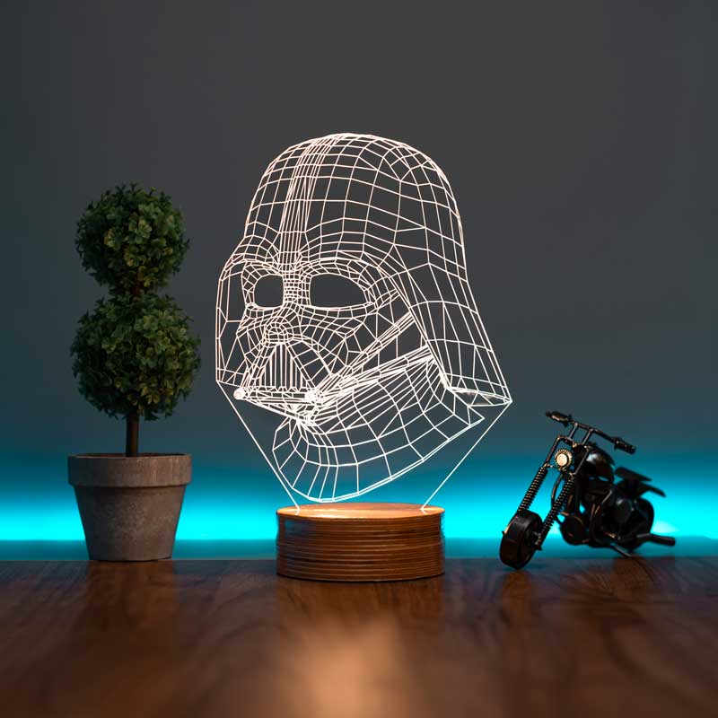 3D Darth Vader LED Lamp