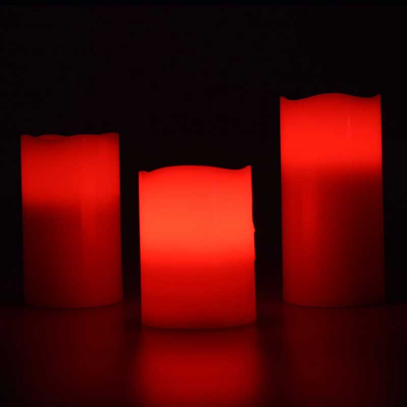 12 Colour Led Real Candle Lamps