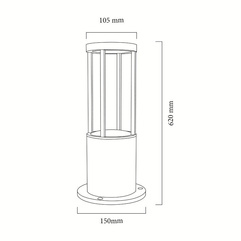 12 Watt Bahçe Armatürleri