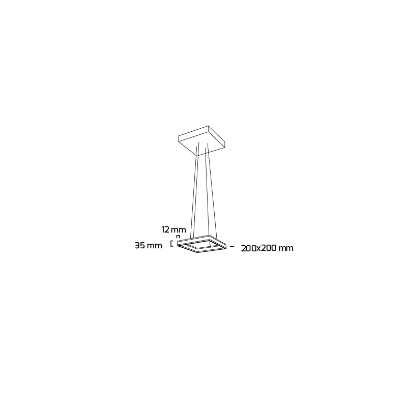 20 watt square stalagmites lighting