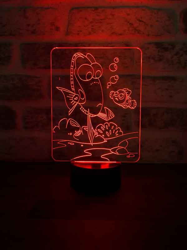 Lámpara de mesa led dory fish