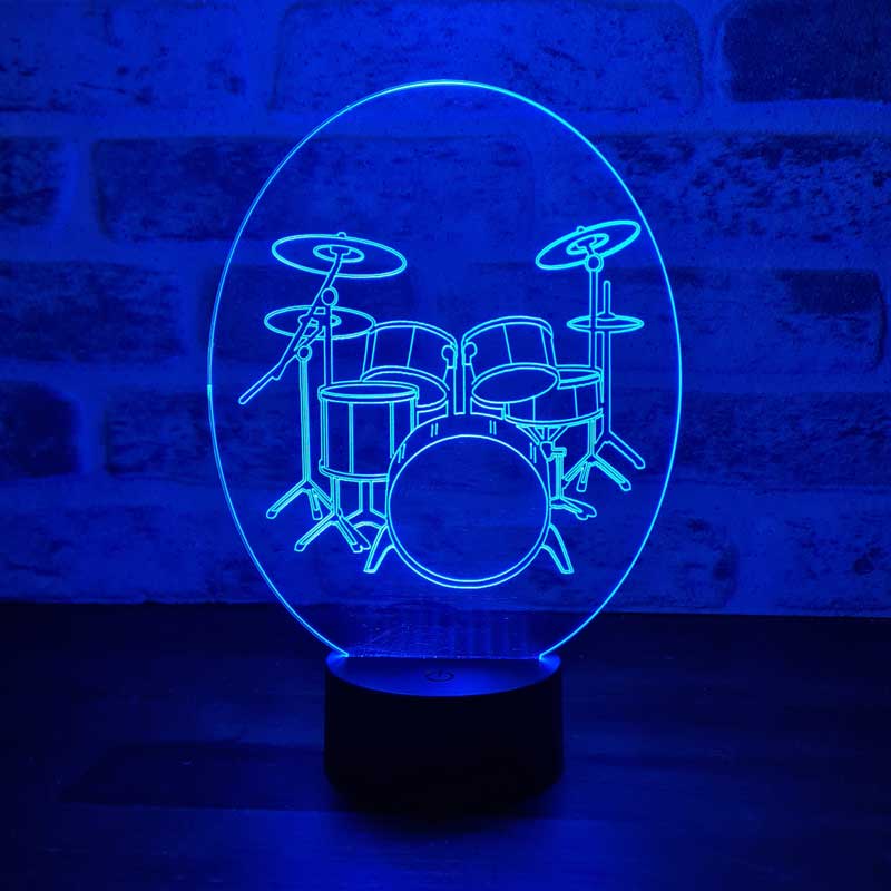 3D Drum Led Night Light