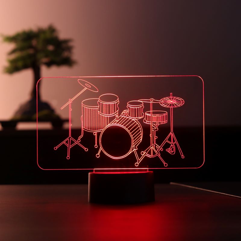 3D طبل مصباح