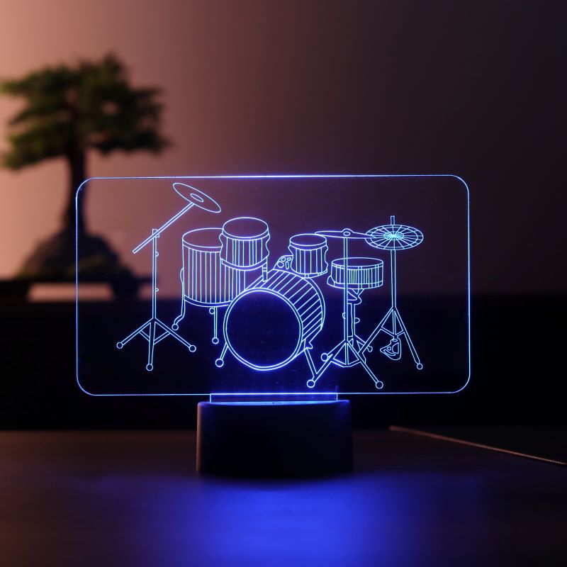 Lámpara de tambor 3D